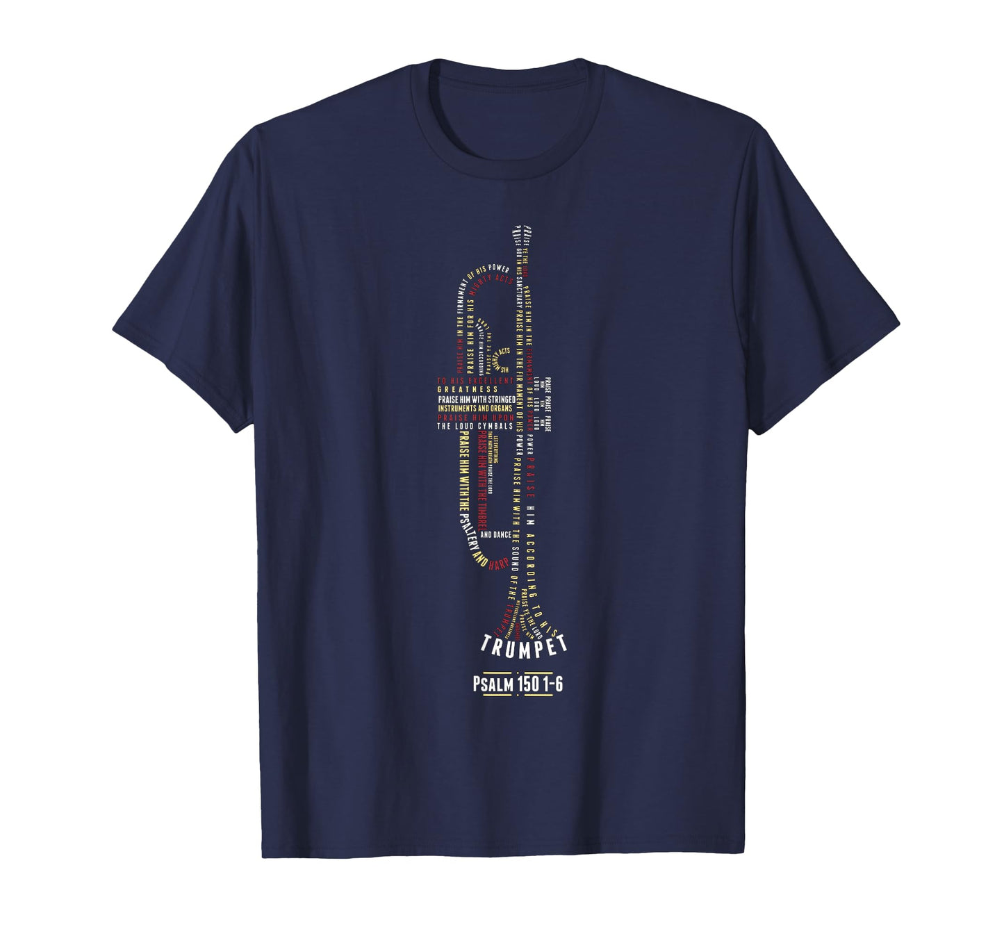 Praise Him With Strings Psalm 150 For Trumpet Player T-Shirt