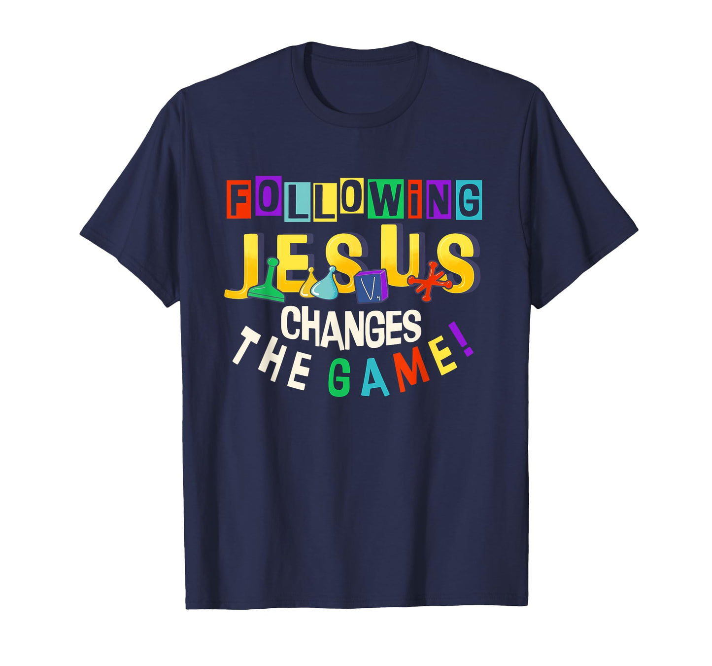 Following Jesus Changes The Game Vacation Bible School Crew T-Shirt