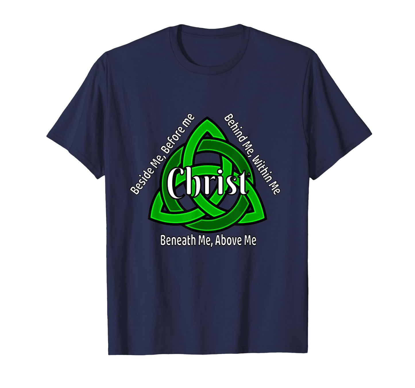 Celtic Trinity Knot Shirt St Patricks Prayer Christian Gifts T-Shirt