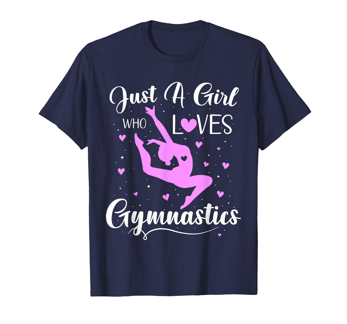 Gymnast Design for Girls Just A Girl Who Loves Gymnastics T-Shirt