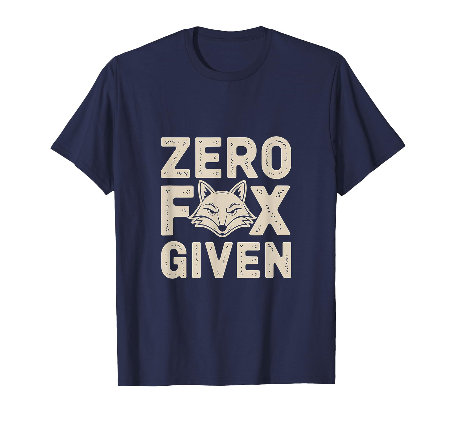 Zero Fox Given Vintage Retro Funny Animal Sarcastic T-Shirt