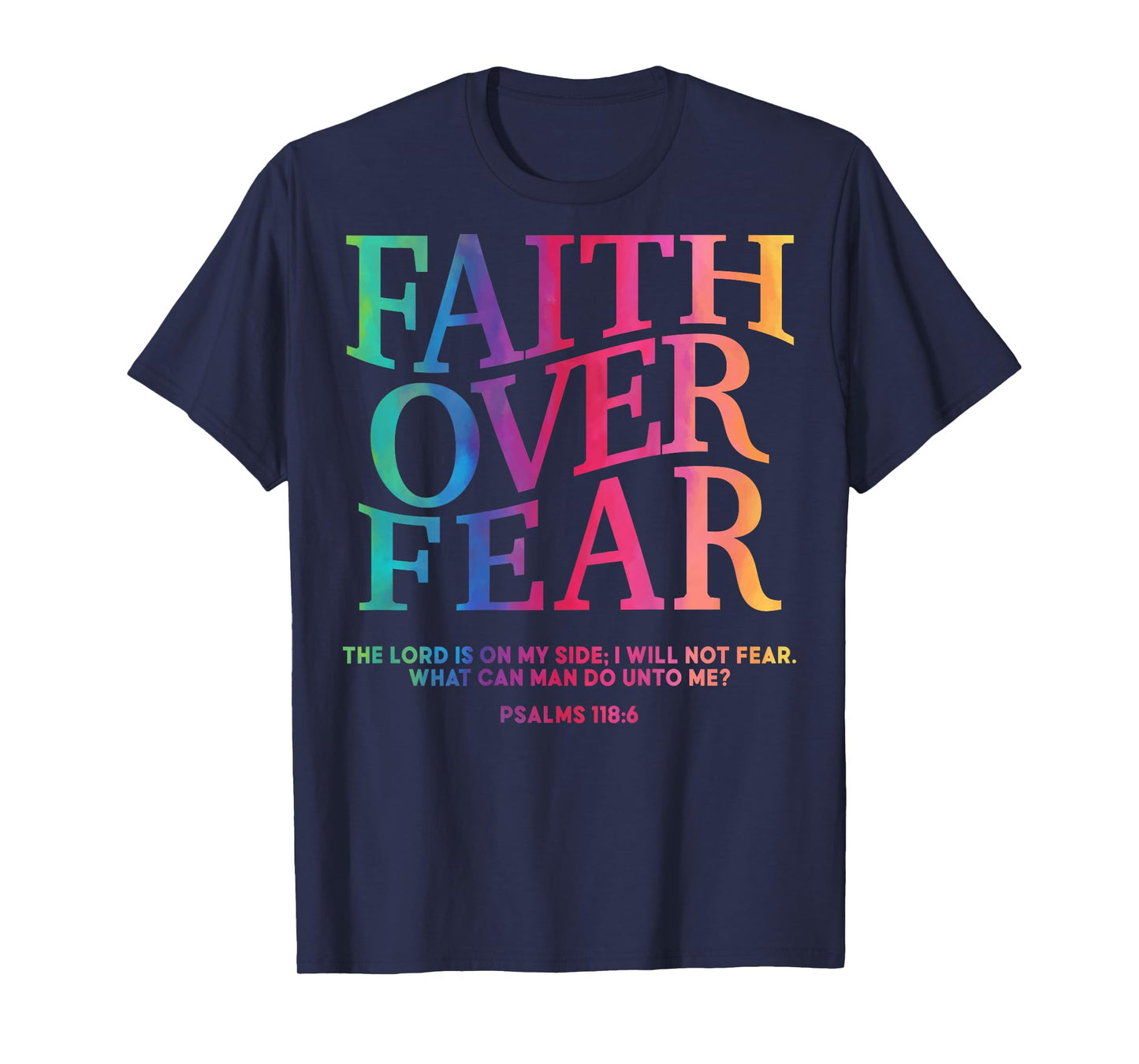 Faith Over Fear Christian Jesus Toddler God Son Sister Boys T-Shirt