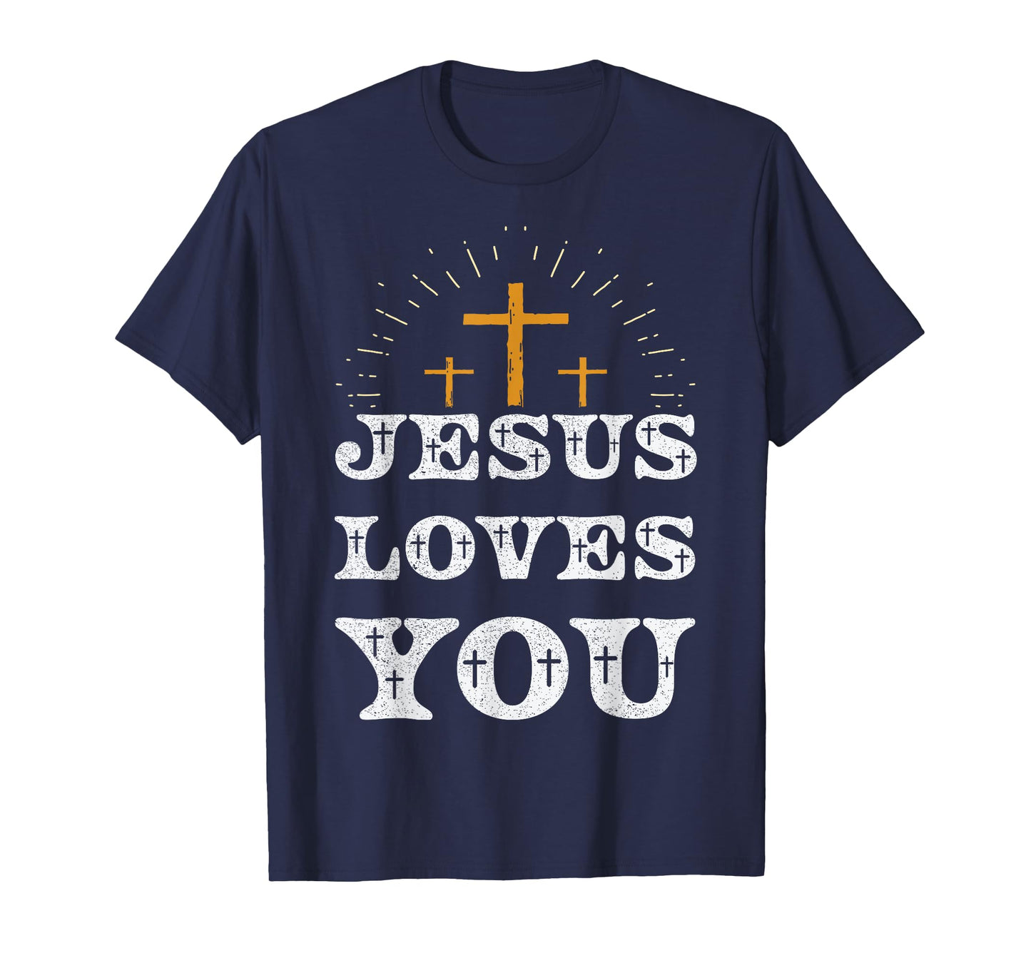 Jesus Loves You Christian Cross Faith T-Shirt
