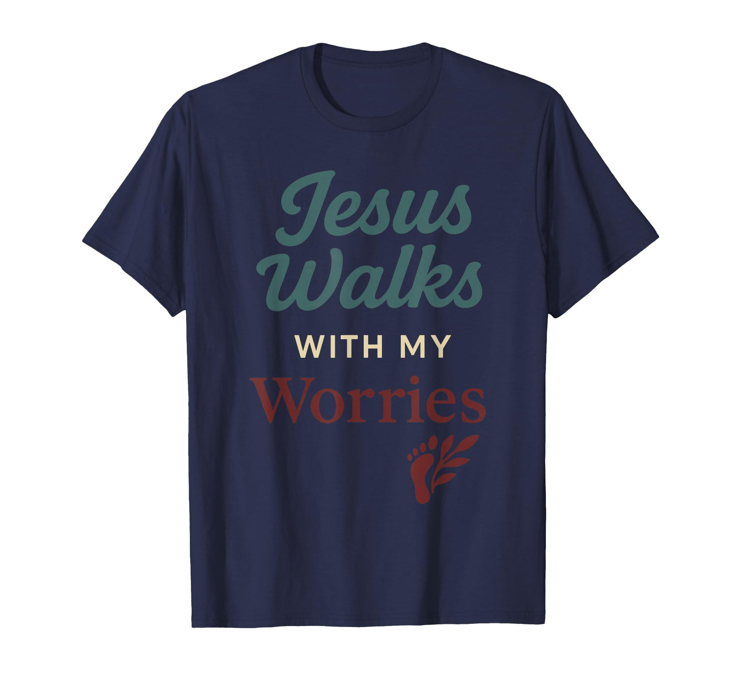 Christian Wife Anxiety Faith Mental Health Grace Jesus T-Shirt