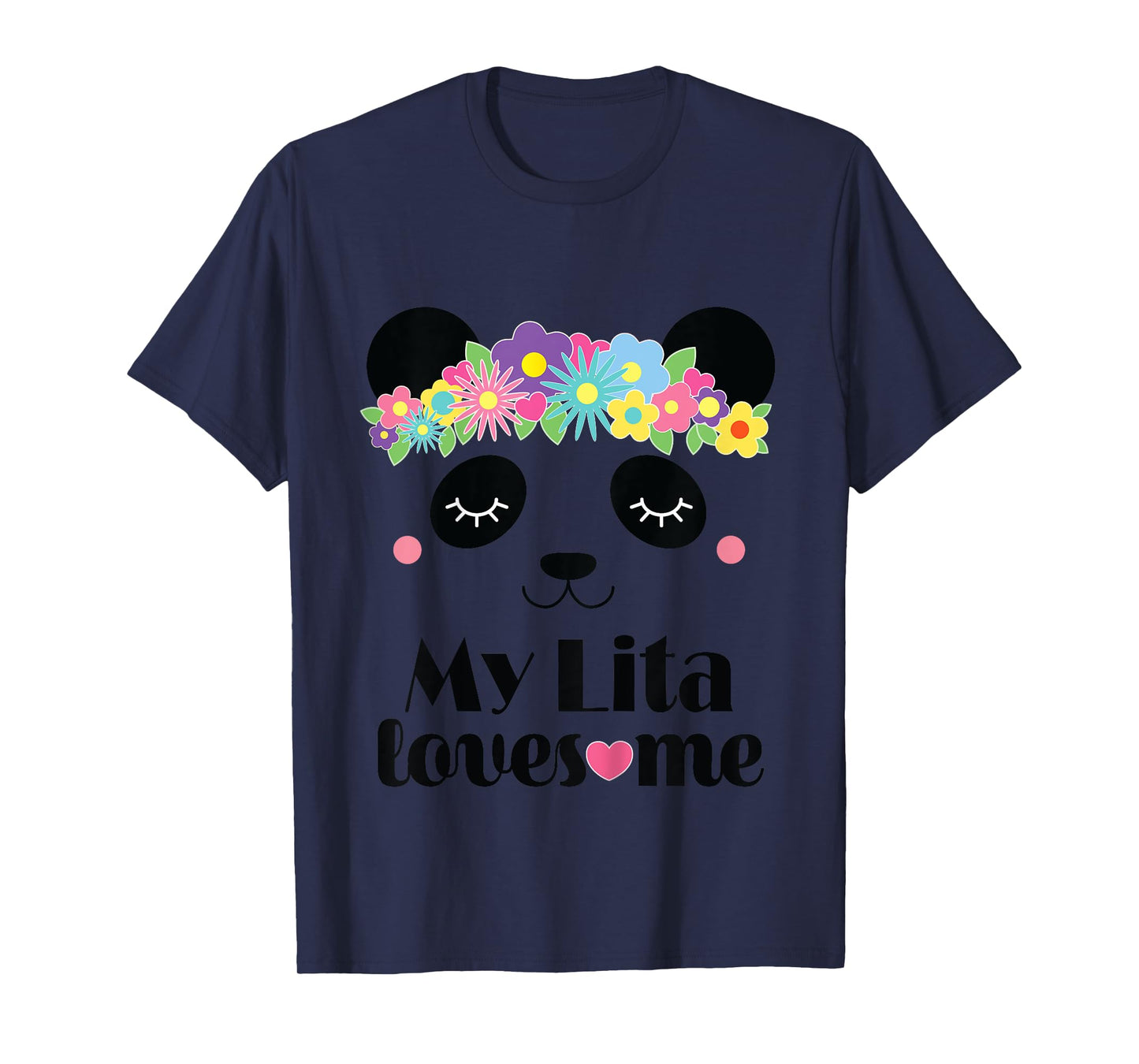 My Lita Loves Me Granddaughter Panda T-Shirt