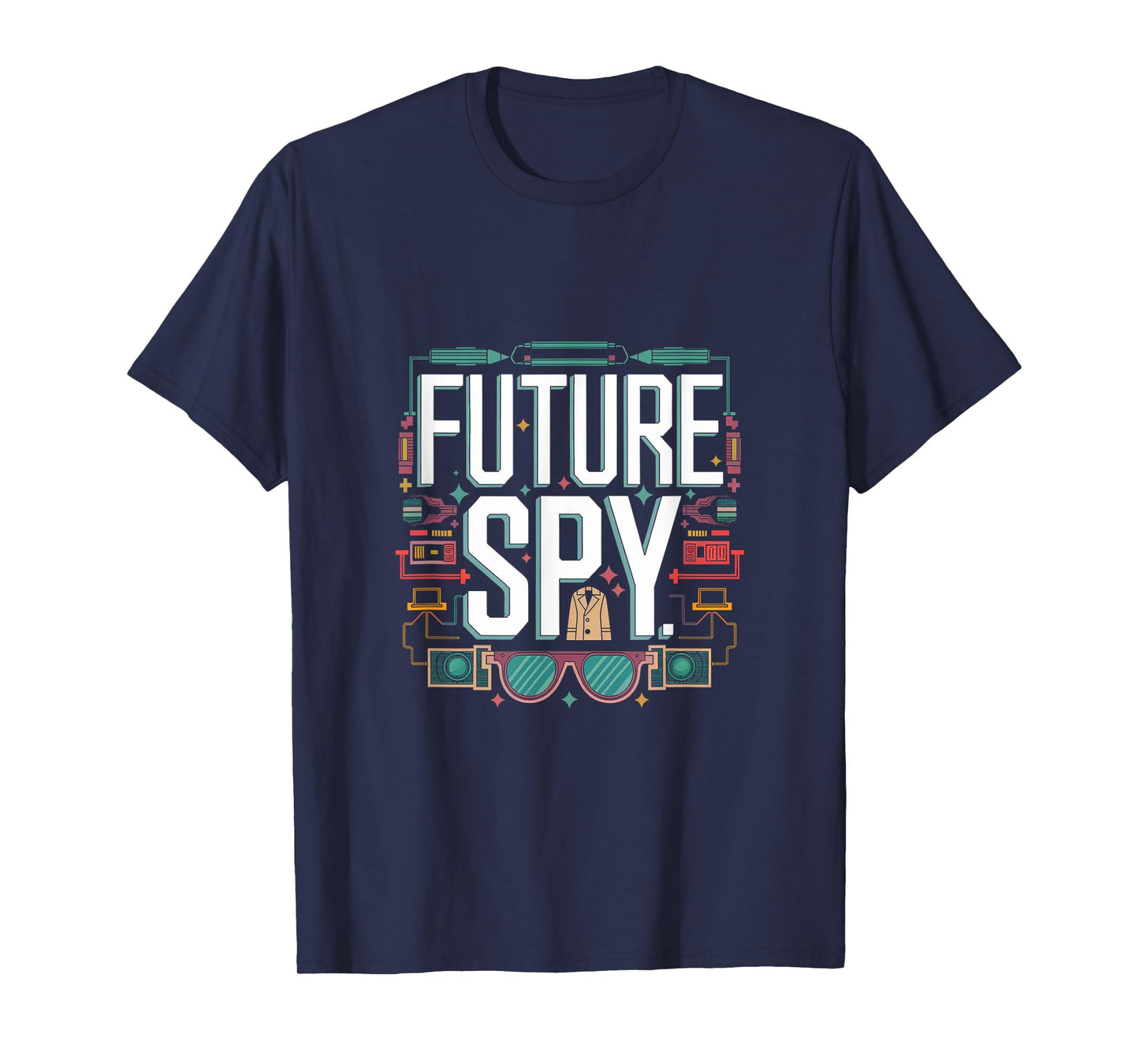 Future Spy Toddler Kids School Sarcastic Joke Gag Women Men T-Shirt