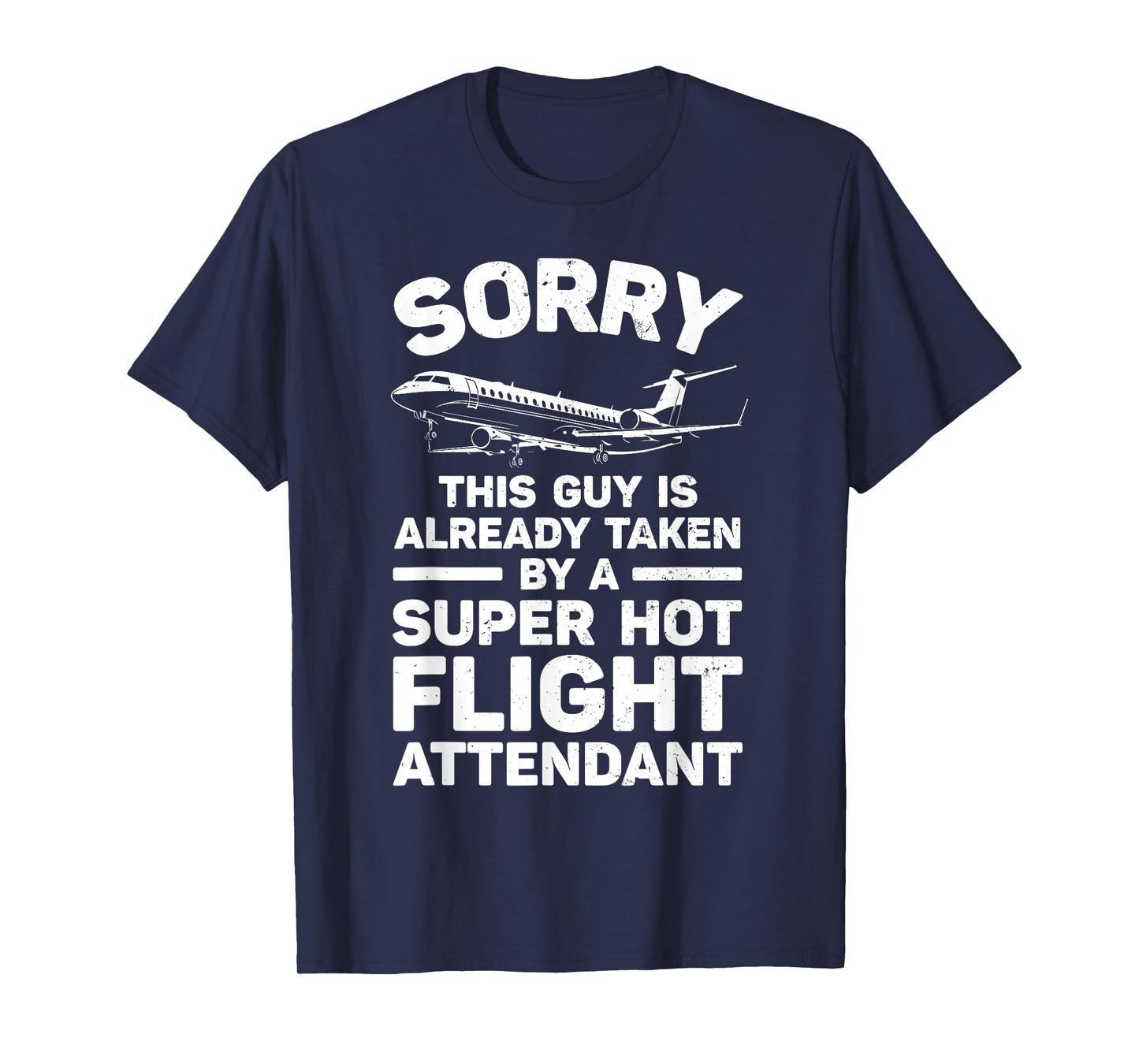 Flight Attendant Art For Men Stewardess Flight Attendant T-Shirt