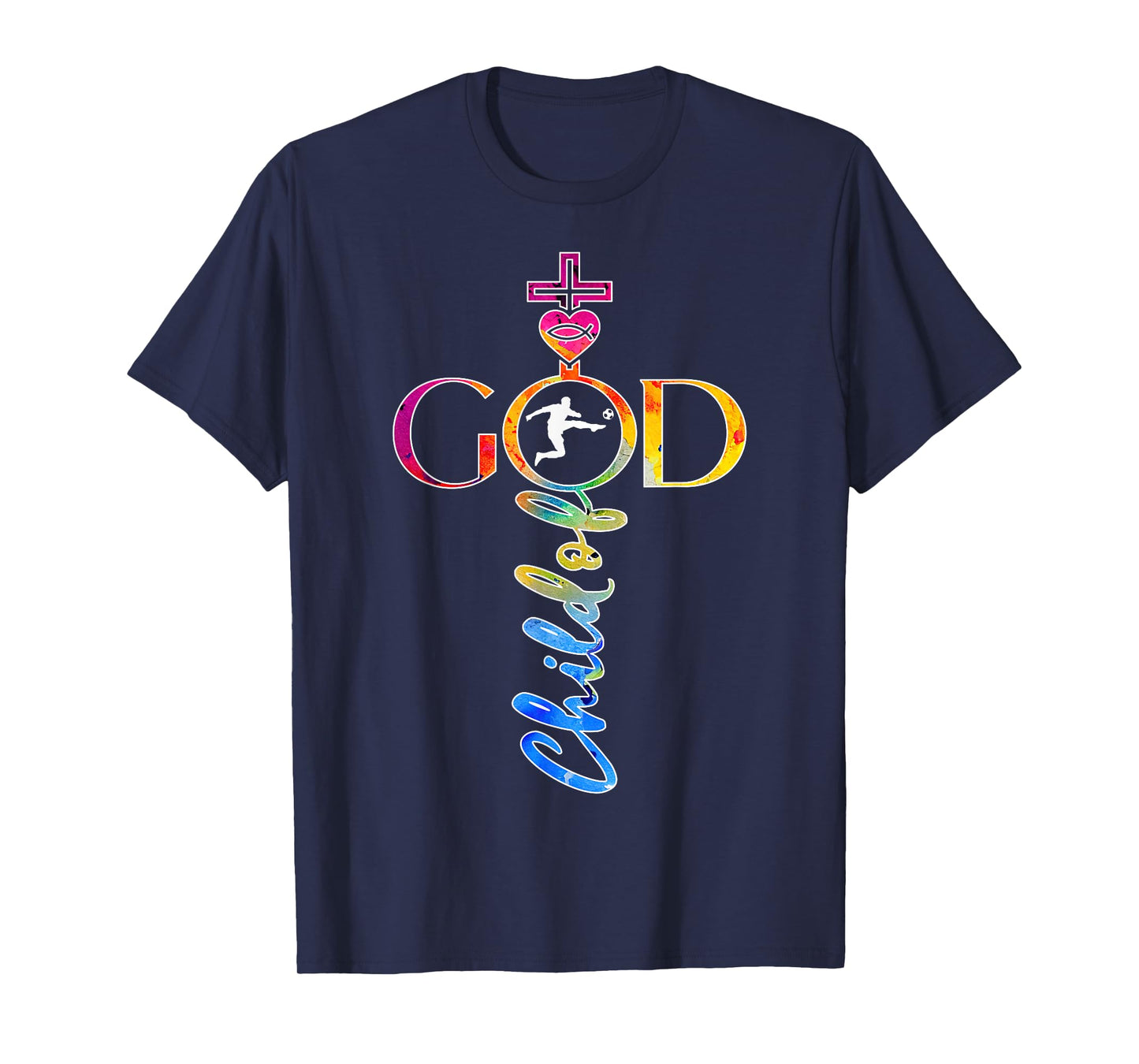 RELIGIOUS JESUS SOCCER CHILD OF GOD SOCCER T-Shirt