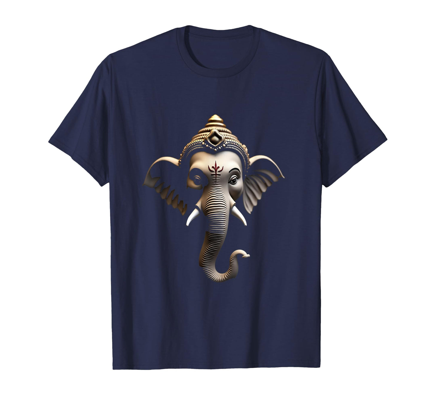 Ganesha Head Hindu God Art T-Shirt