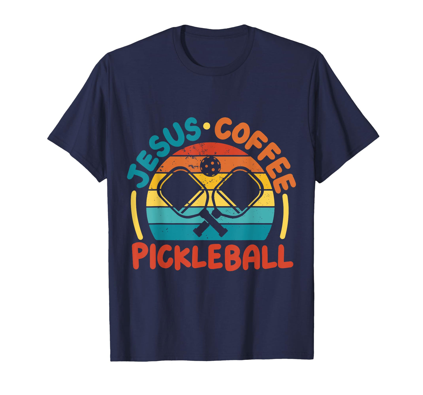 Jesus Coffee Pickleball T-Shirt