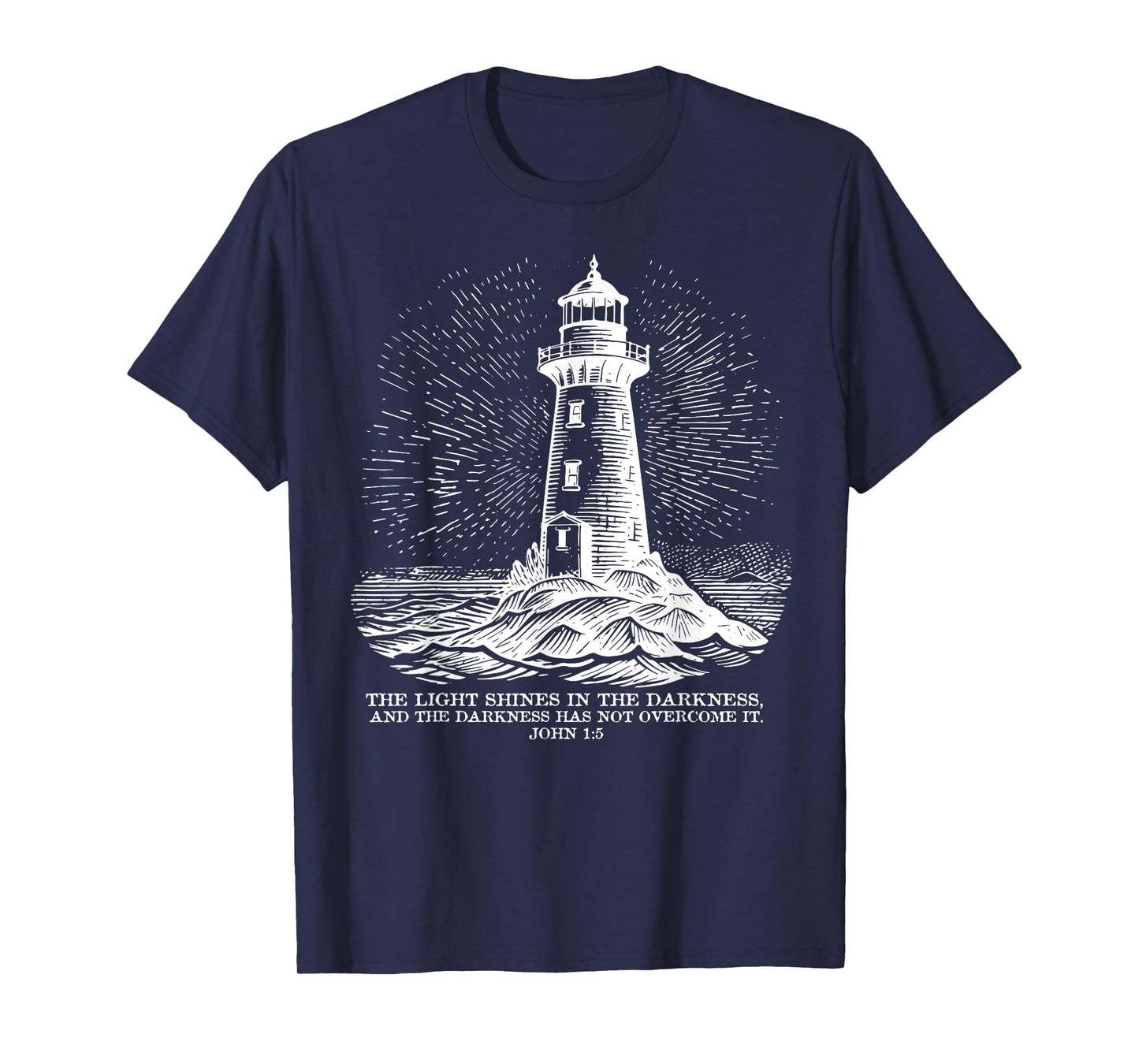 The Light Shines On In The Darkness And The Darkness T-Shirt