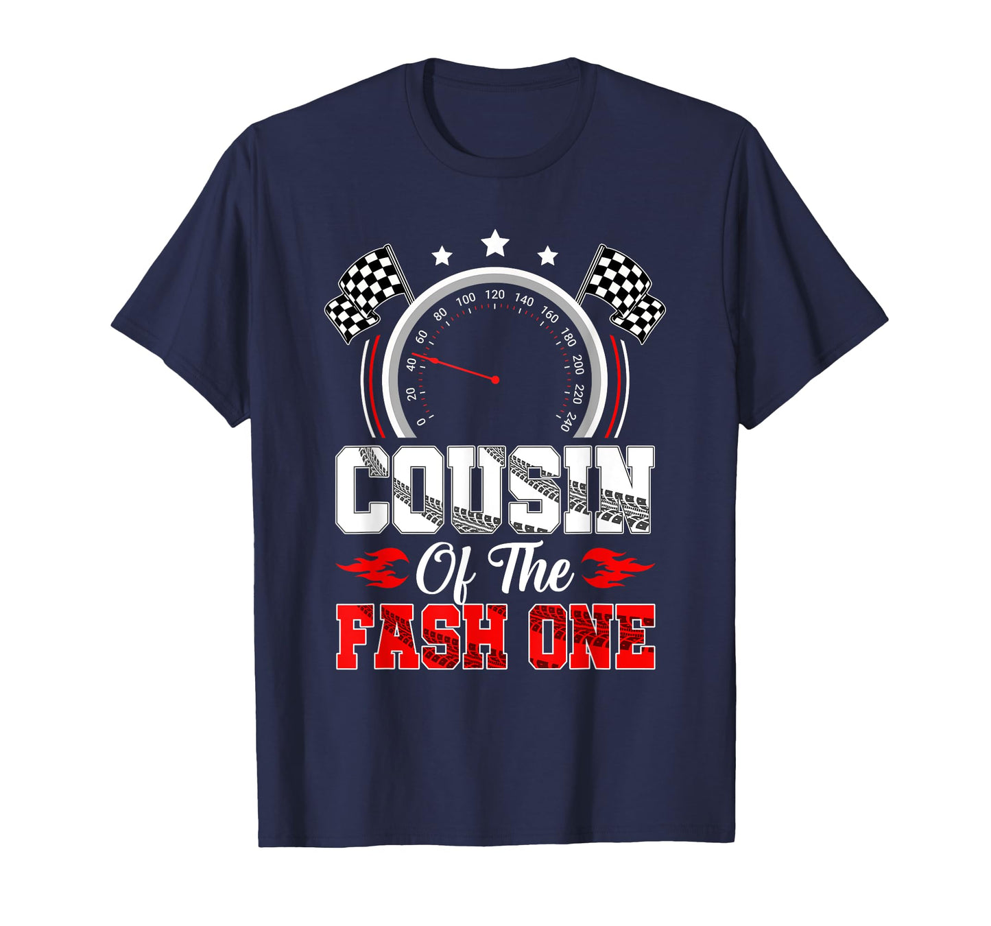 Cousin Of The Fast One 1St Birthday Racing Car Family T-Shirt