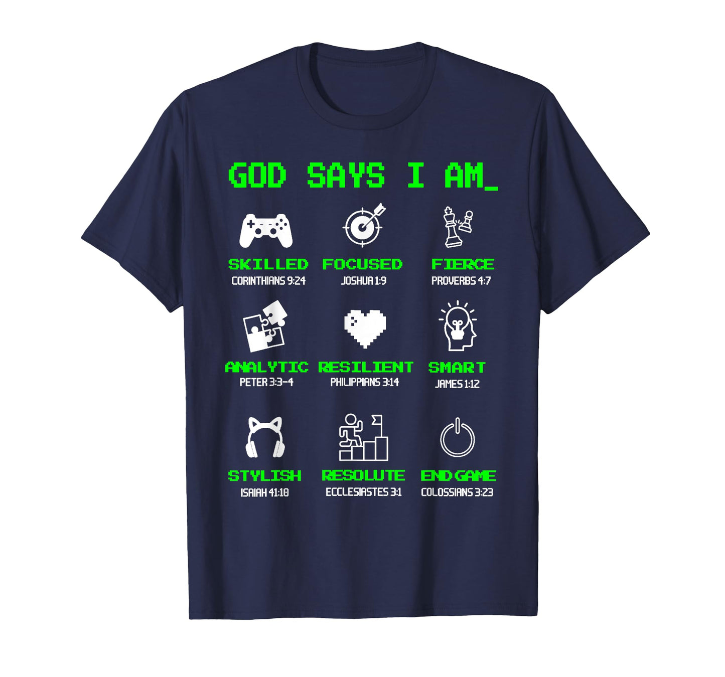 GOD SAYS I AM GAMING | GAMER FUNNY VIDEOGAME T-Shirt