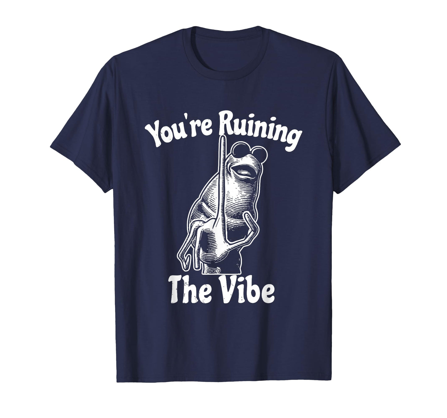 You're Ruining The Vibe Funny Marcus The Worm Meme Womens T-Shirt