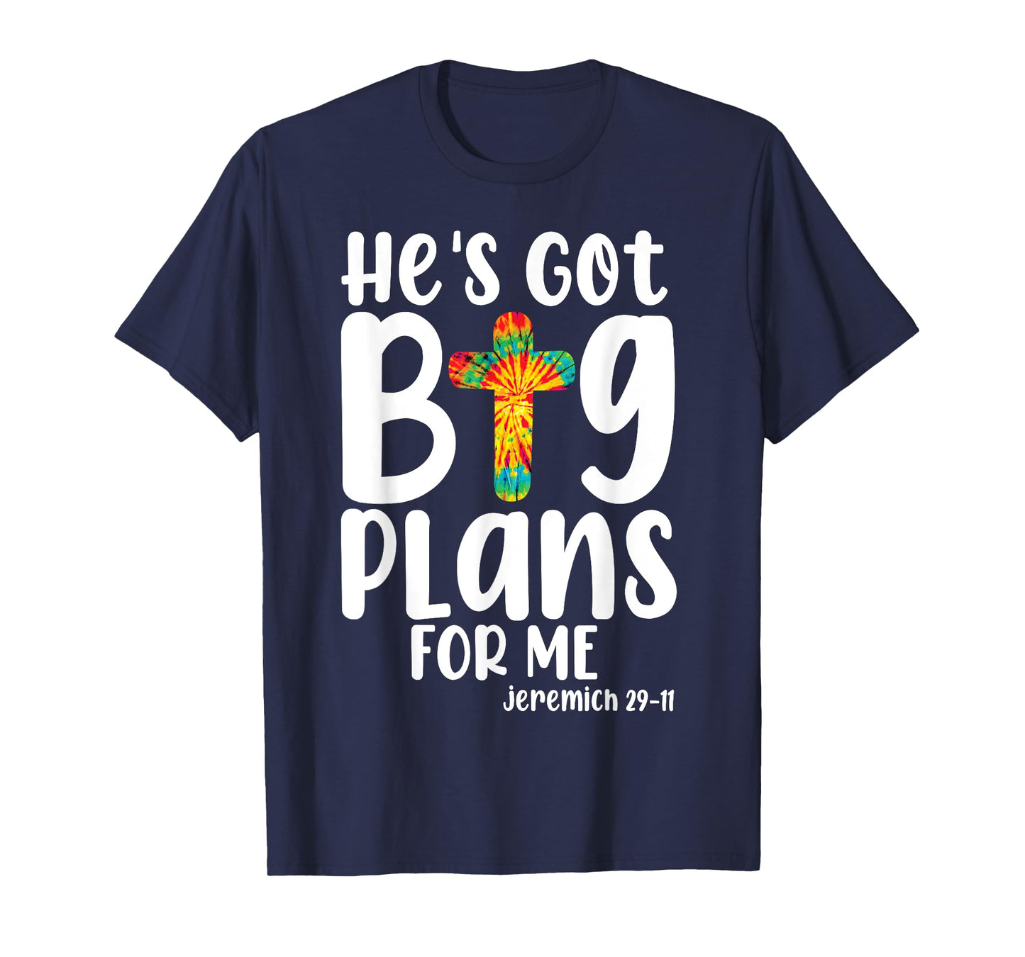 He's Got Big-Plans For Me Christian Bible Verse Kids Boys T-Shirt