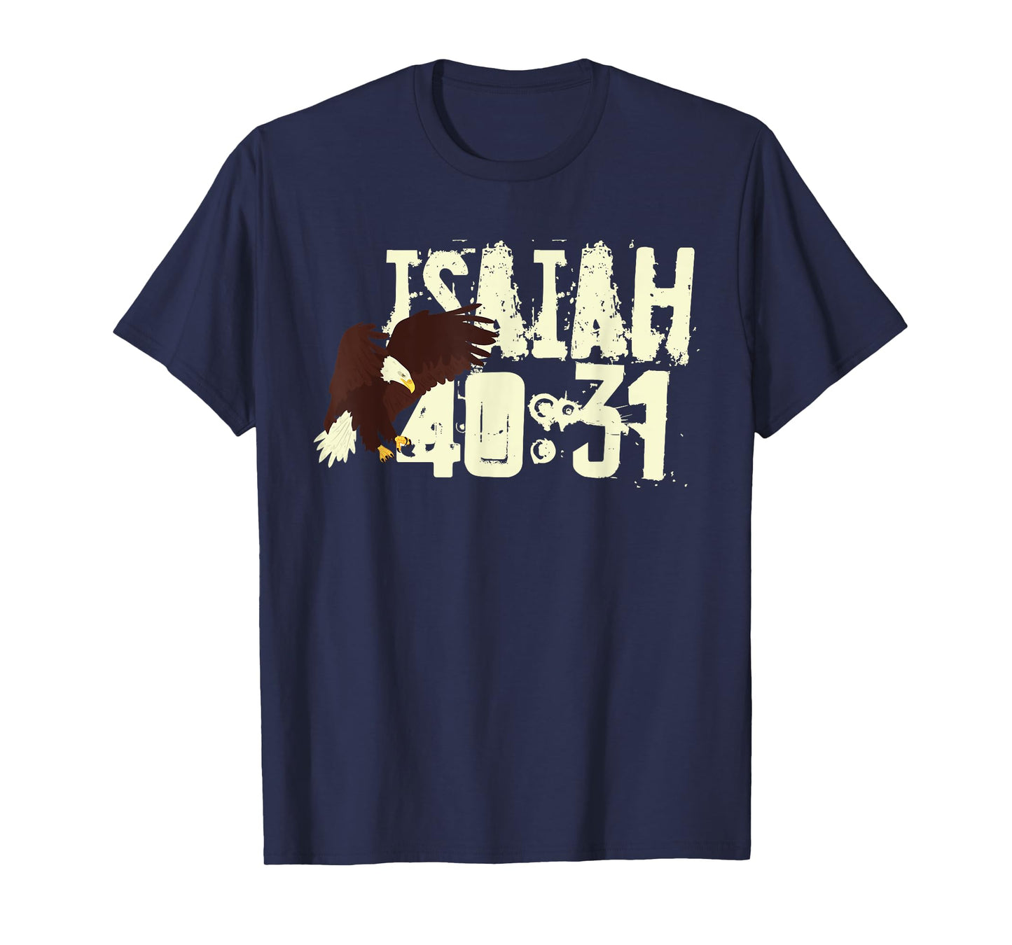 Eagle - Christian Faith Bible Verse - Isaiah 40:31 Soaring T-Shirt