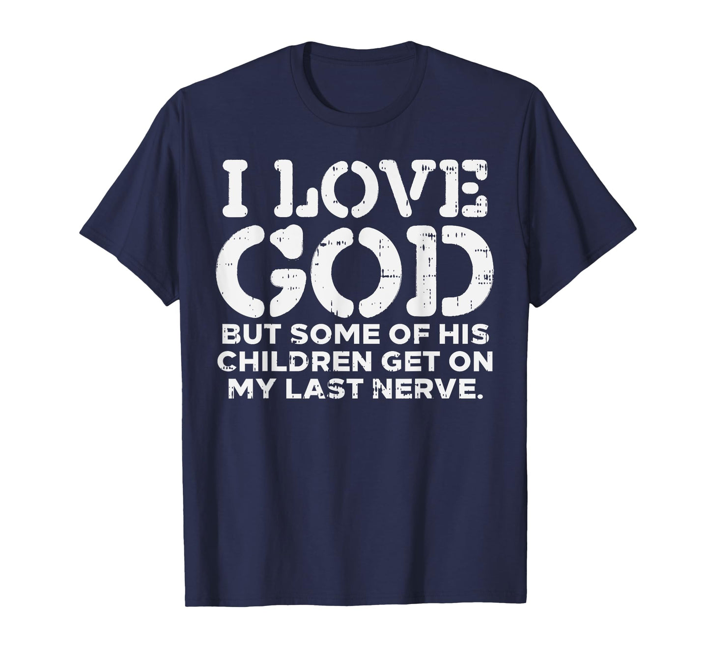 I Love God But Funny Jesus Christ Religious Christian Gift T-Shirt