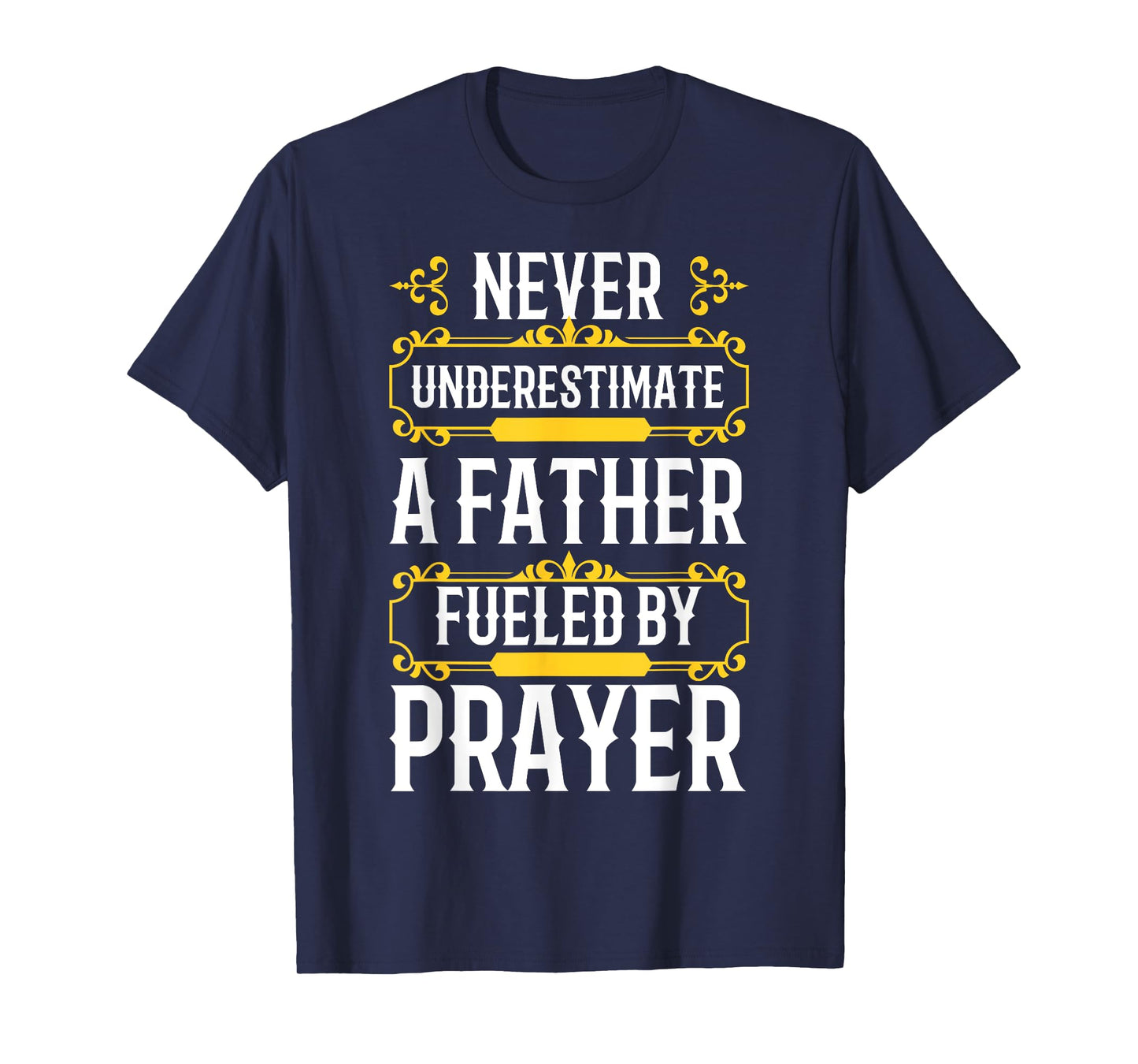 Best Dad Ever Religious Prayer Warrior Christian Fathers Day T-Shirt