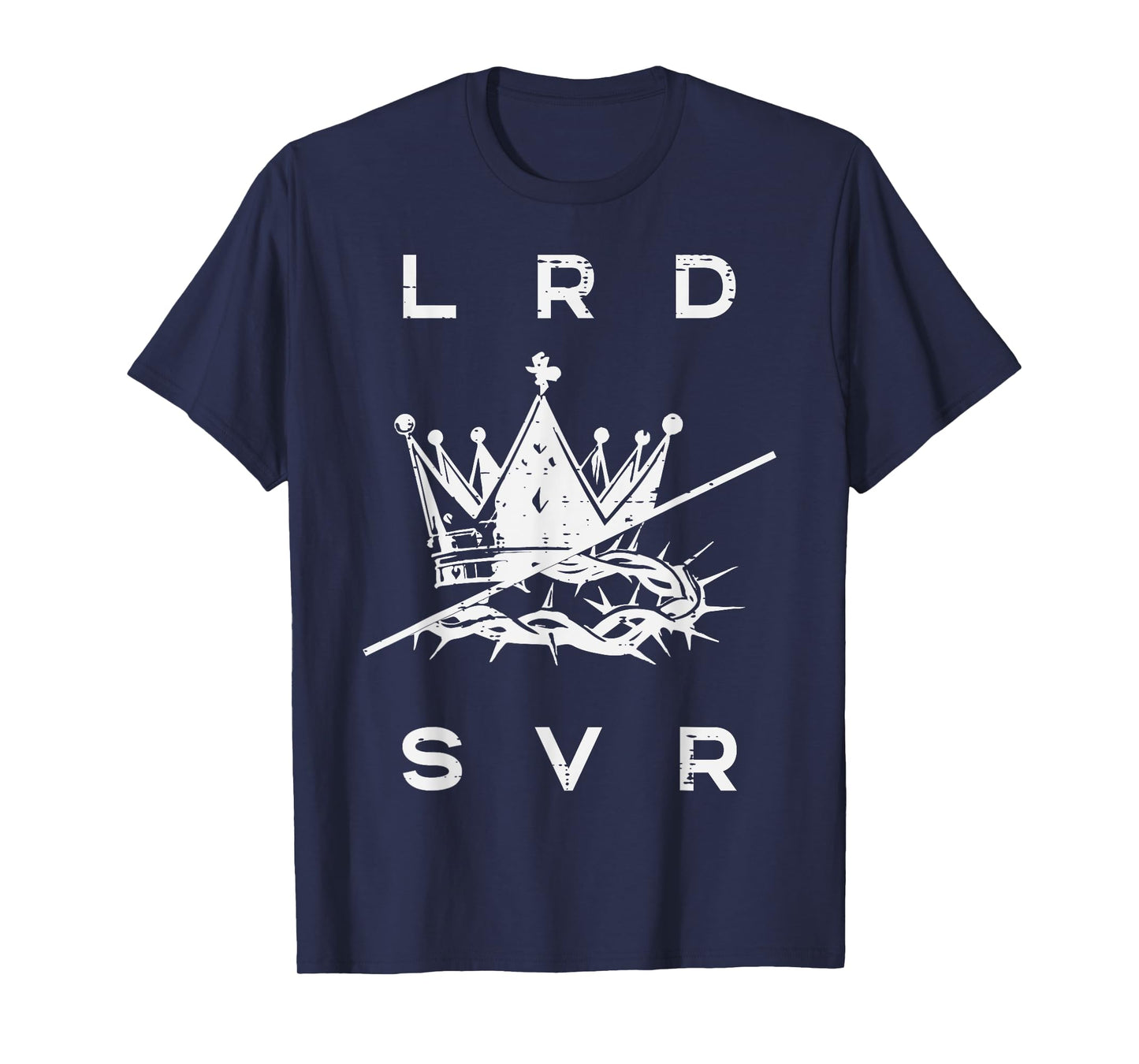 Christian Lrd Svr Crown Jesus Lord Savior Women Men Kids T-Shirt