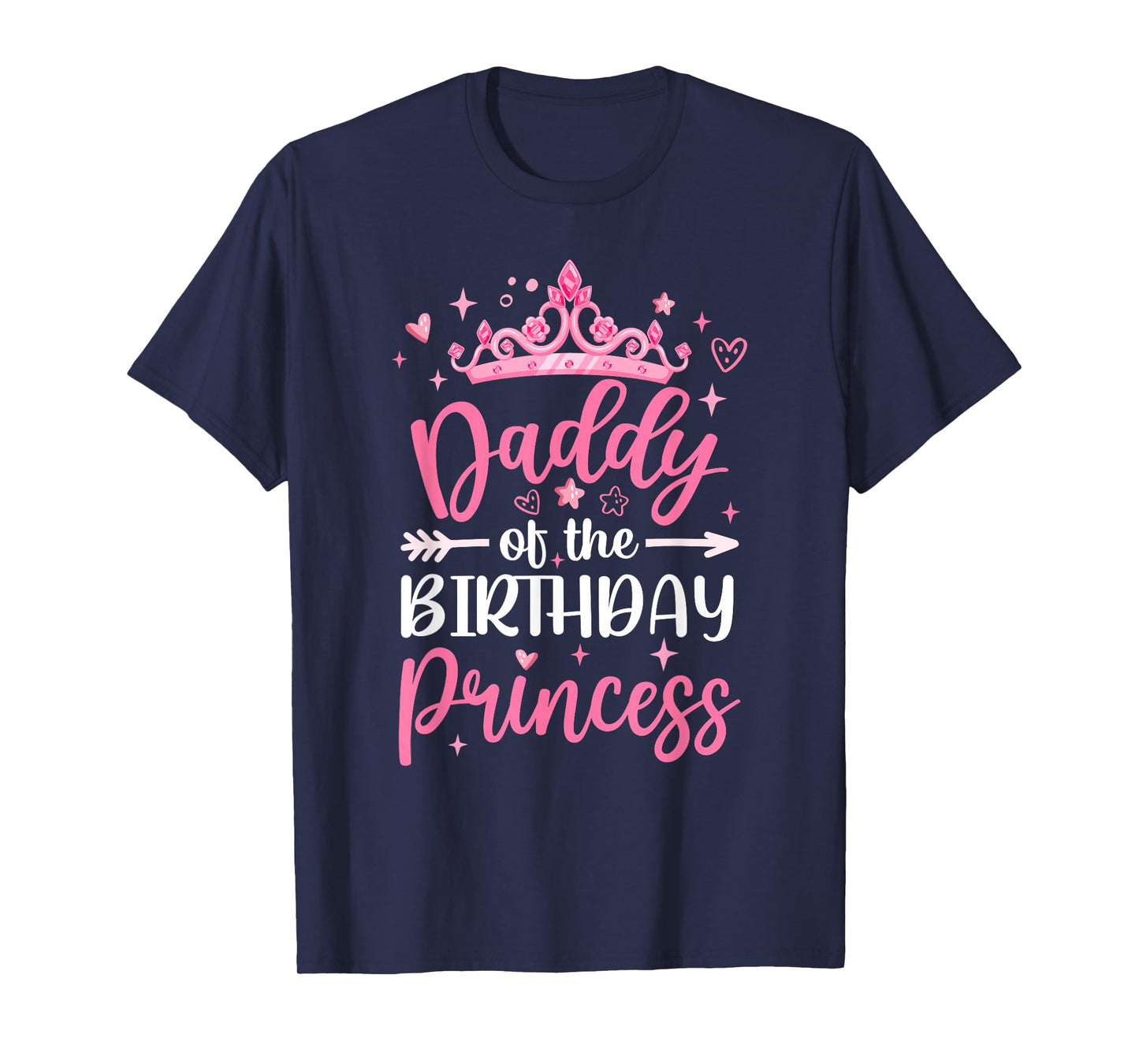 Daddy Of The Birthday Princess Birthday Girl Kid Family T-Shirt