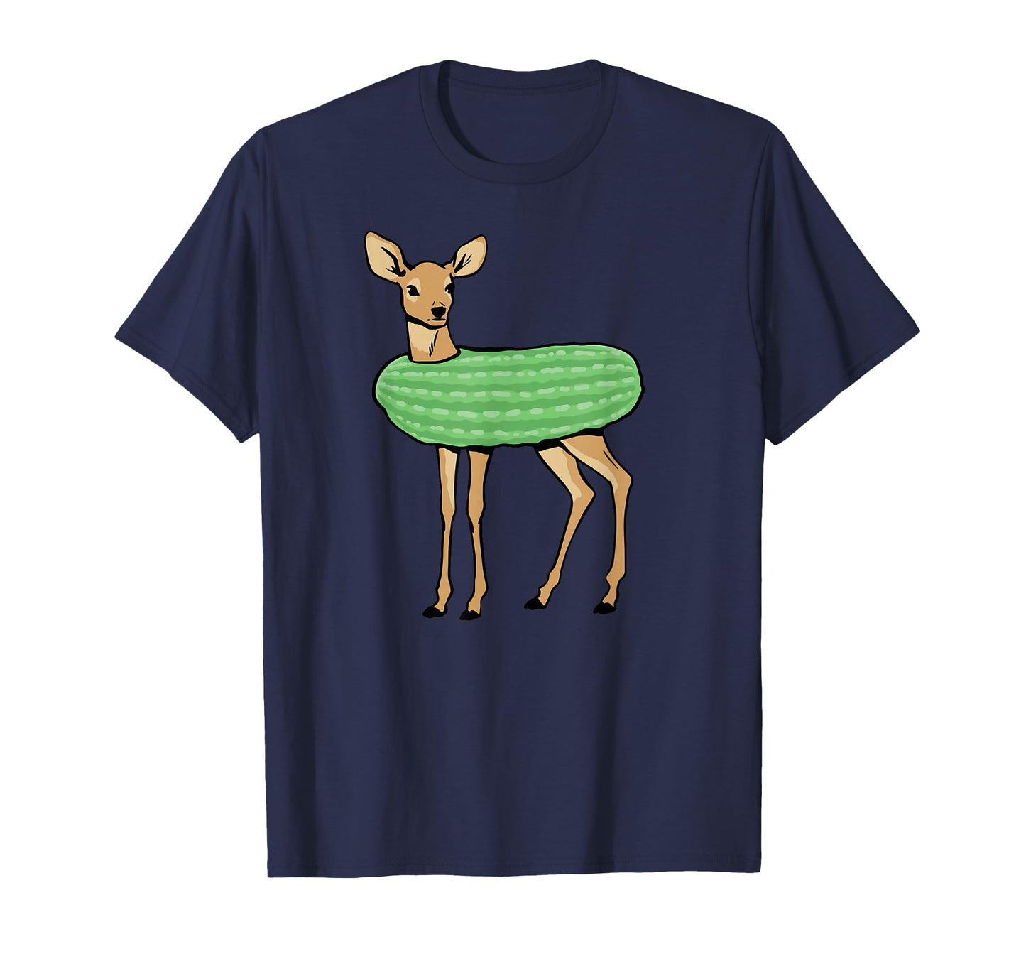 Dill Doe Funny Adult Humor Dill Pickle Deer Redneck Dill Doe T-Shirt, Small, Black