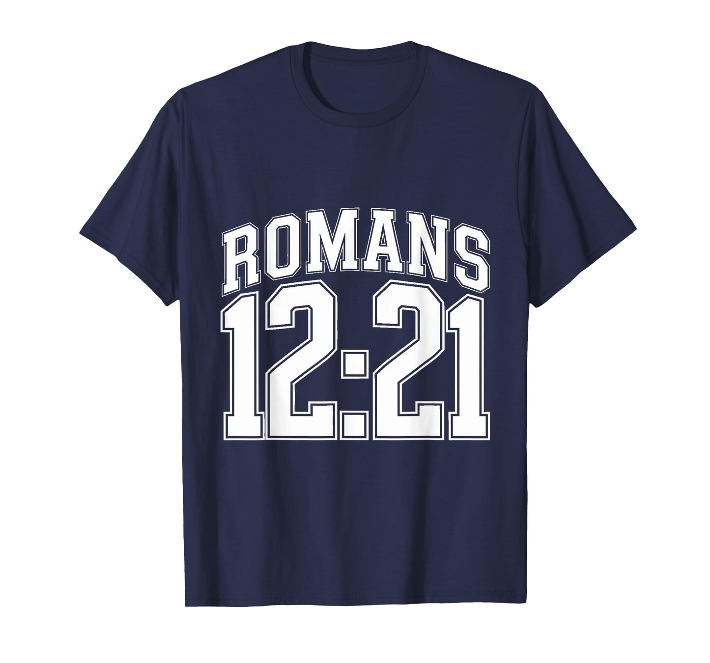 Romans 12:21 Sports Jersey Christian Motivation Apparel T-Shirt