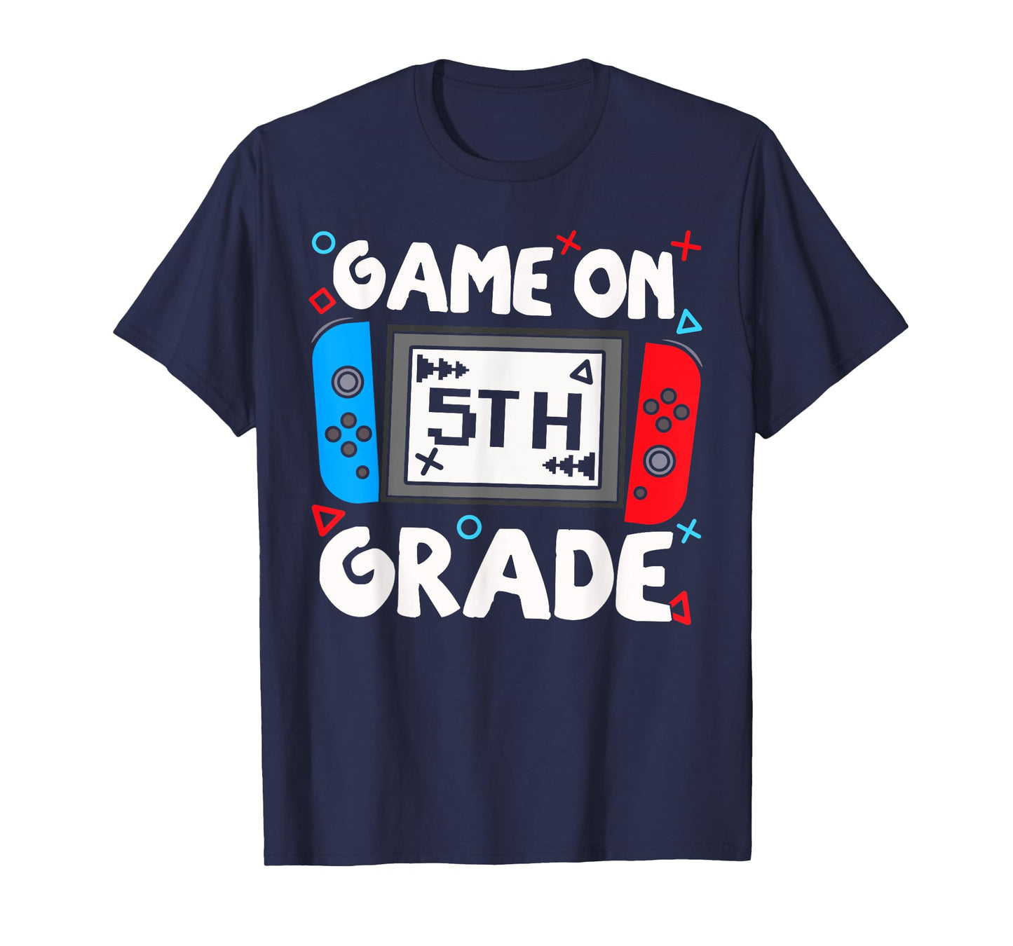 Funny Gamer Game On 5th Grade Back To School Kids Boys T-Shirt