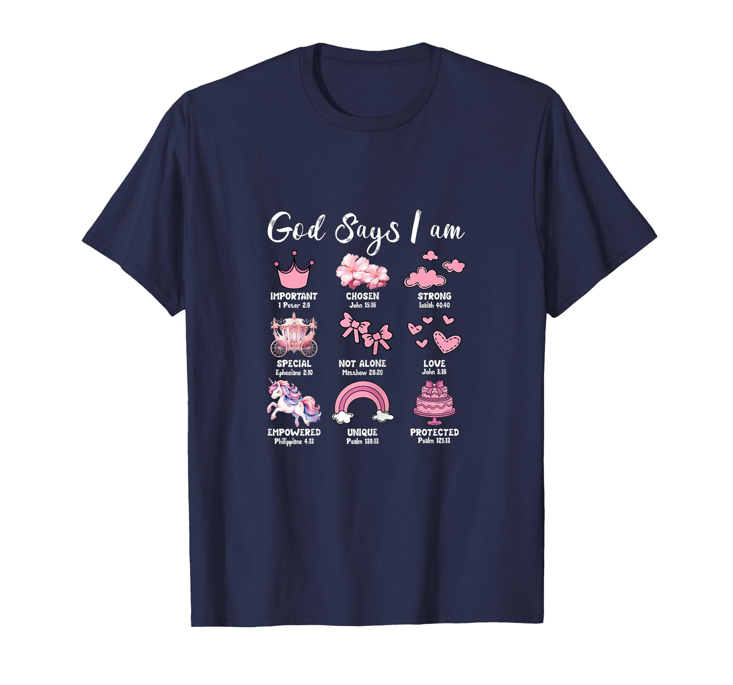 Faith Religious God Says I Am Cute Aesthetic T-Shirt