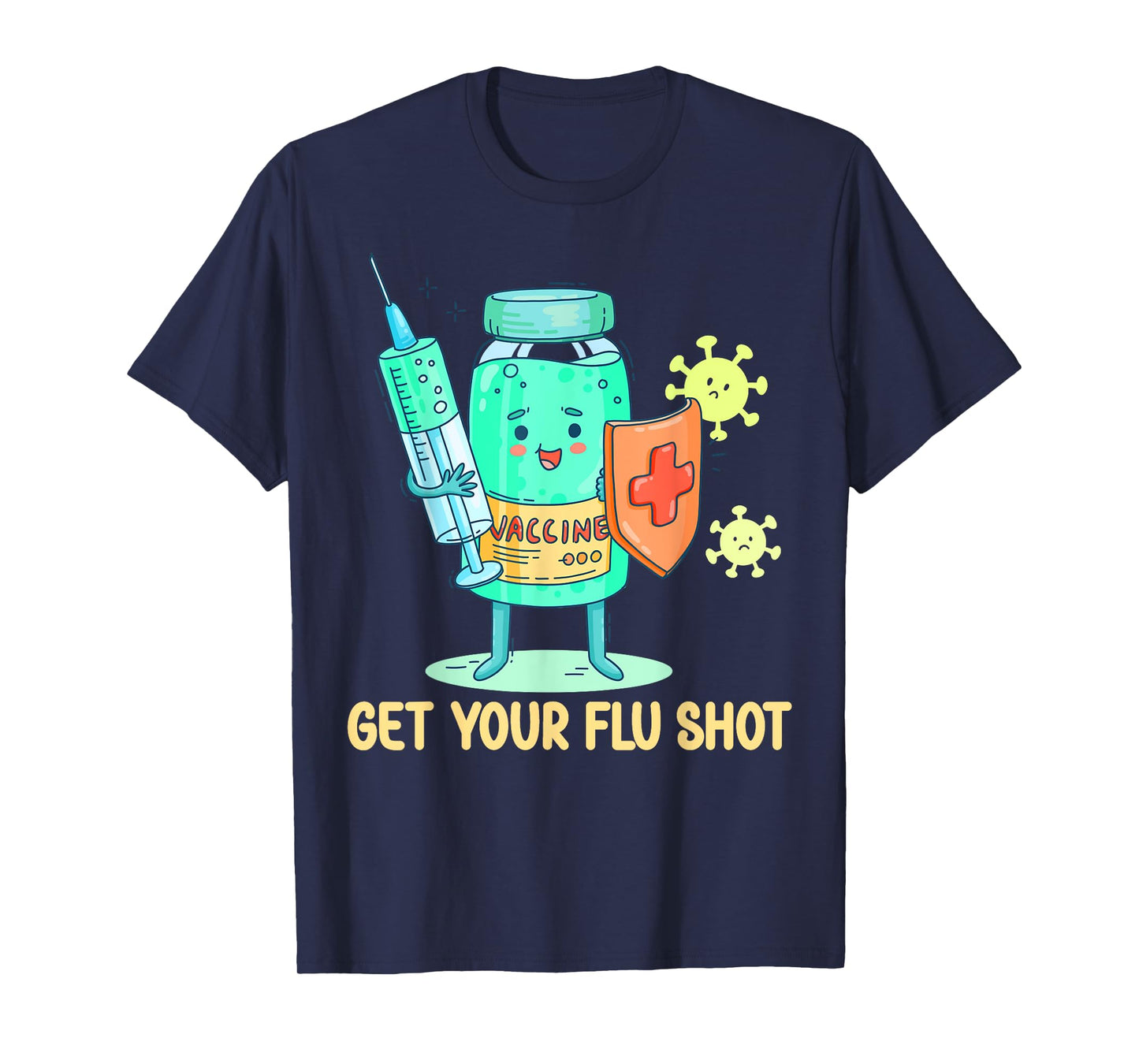 flu shot nurse medical assistant nursing flu cold season cna T-Shirt