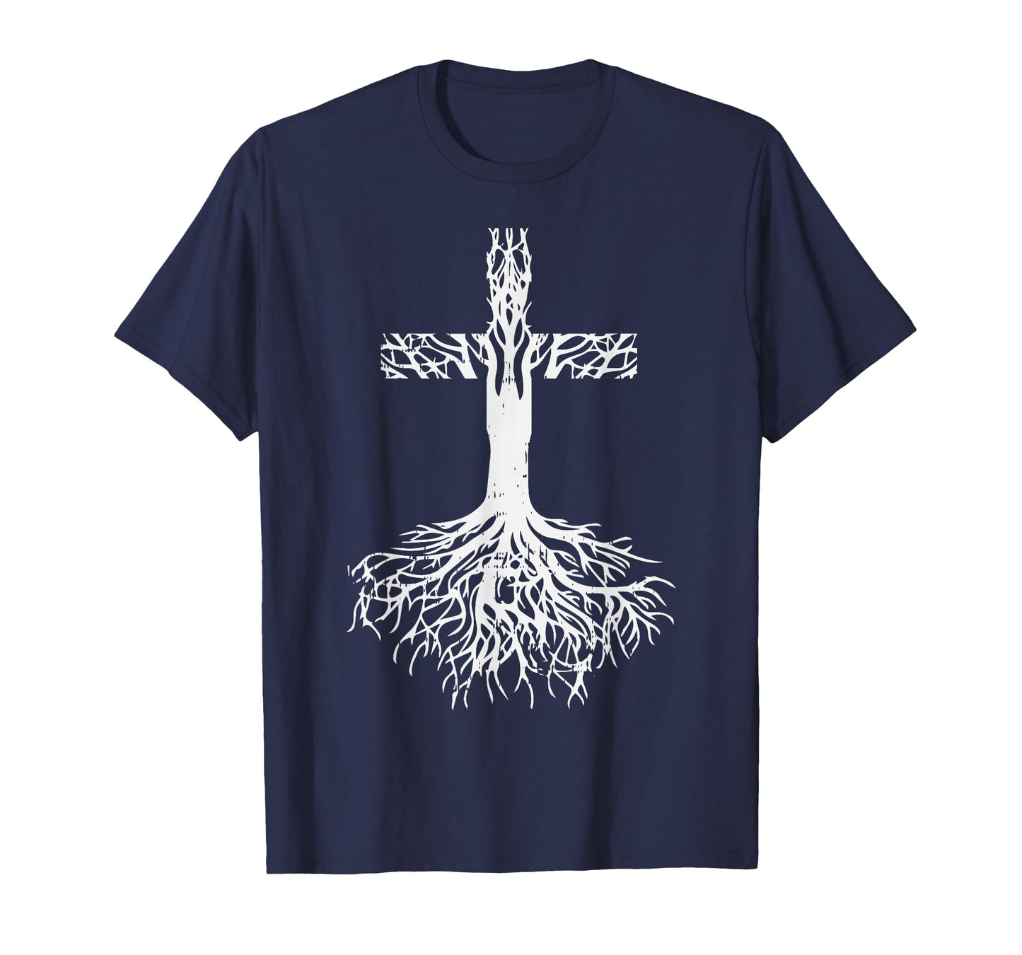 Cross Roots God Jesus Christ Faith Religious Christian Gift T-Shirt