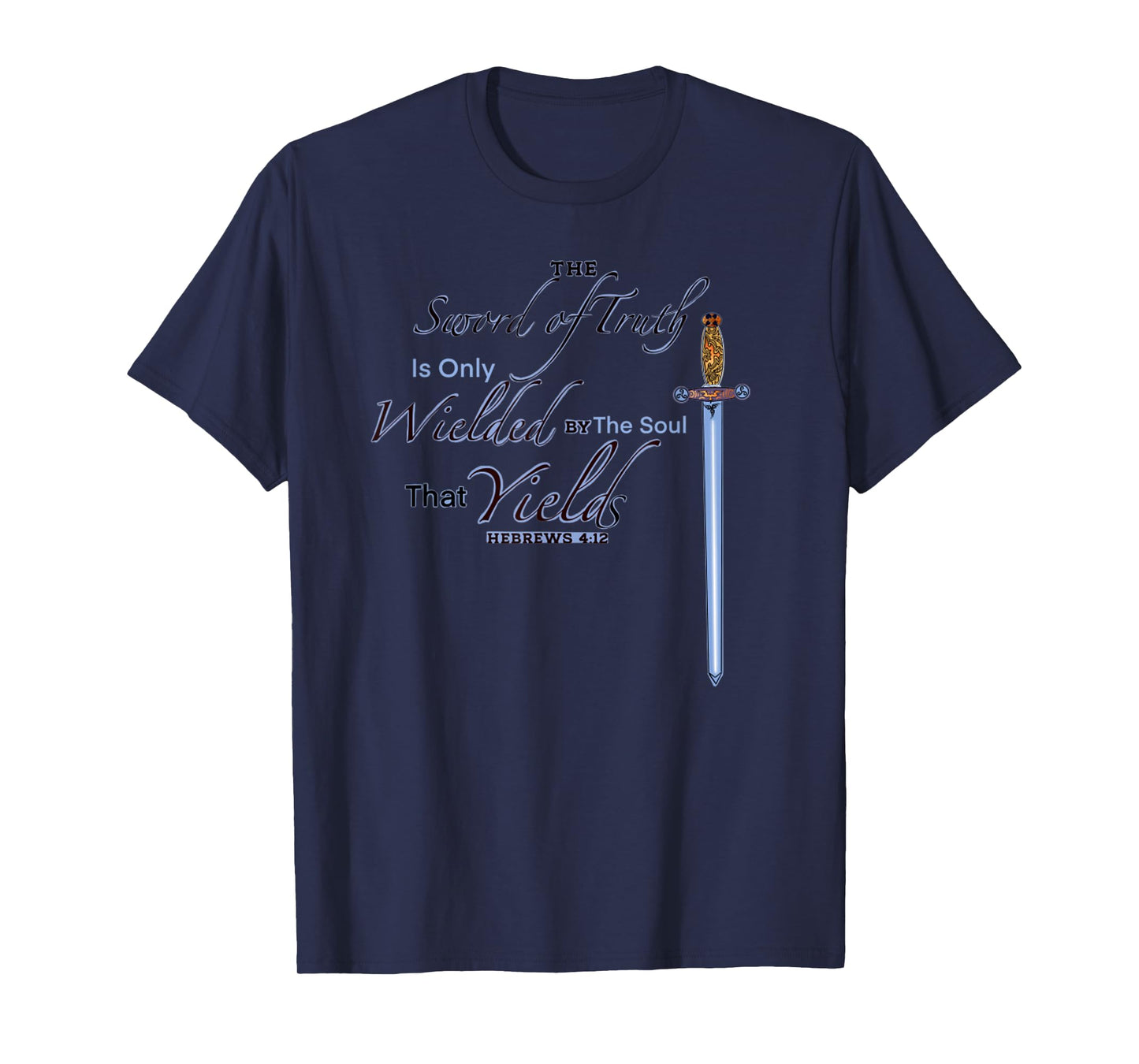 Vintage Sword Of Truth Faith Bible Quotes Jesus T-Shirt
