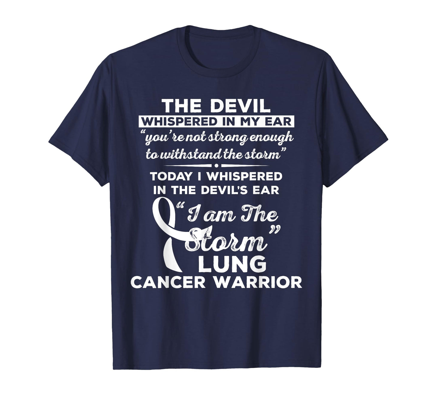 I Am the Storm Lung Cancer Warrior T-Shirt T-Shirt