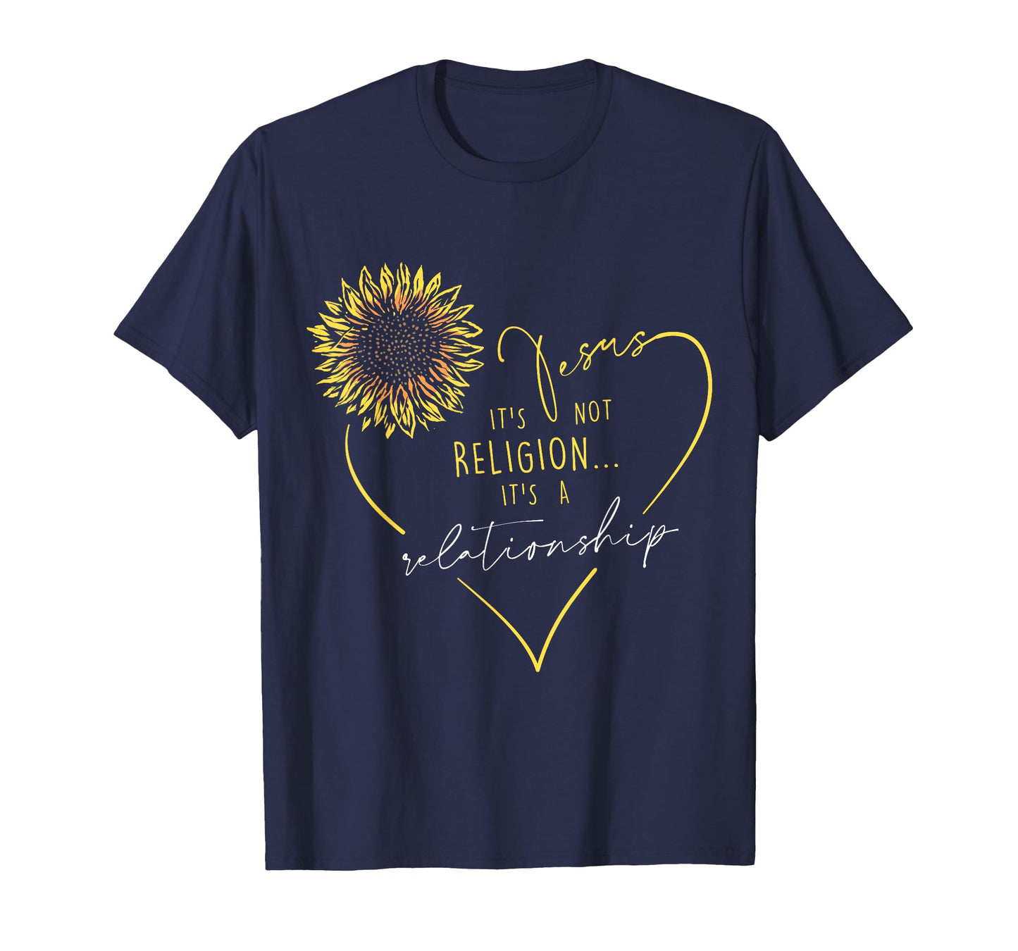 Jesus Its not Religion its a realtionship - Christian Women T-Shirt