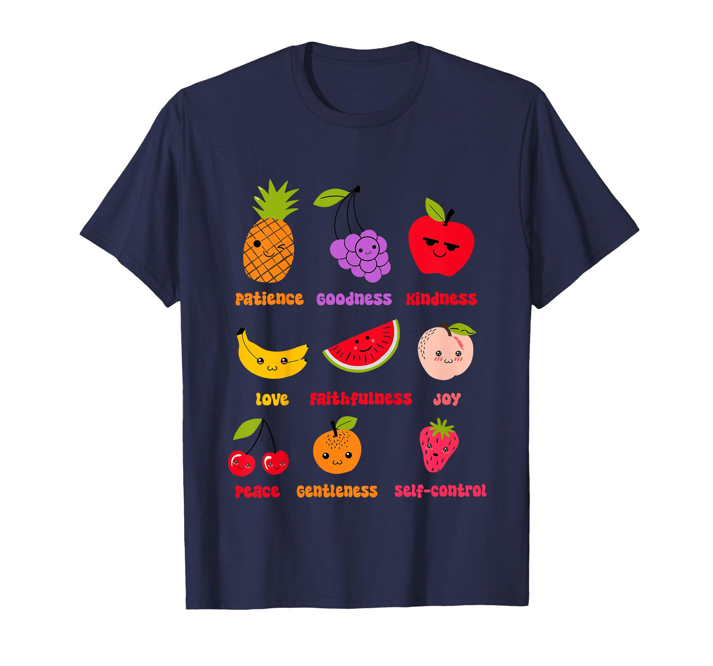 Christian Faith Religious Baby Fruits Fruit Of The Spirit T-Shirt