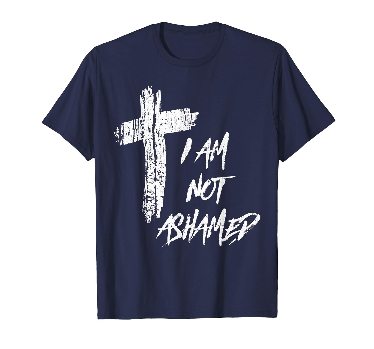 Vintage I Am Not Ashamed Cross Christian Collection T-Shirt