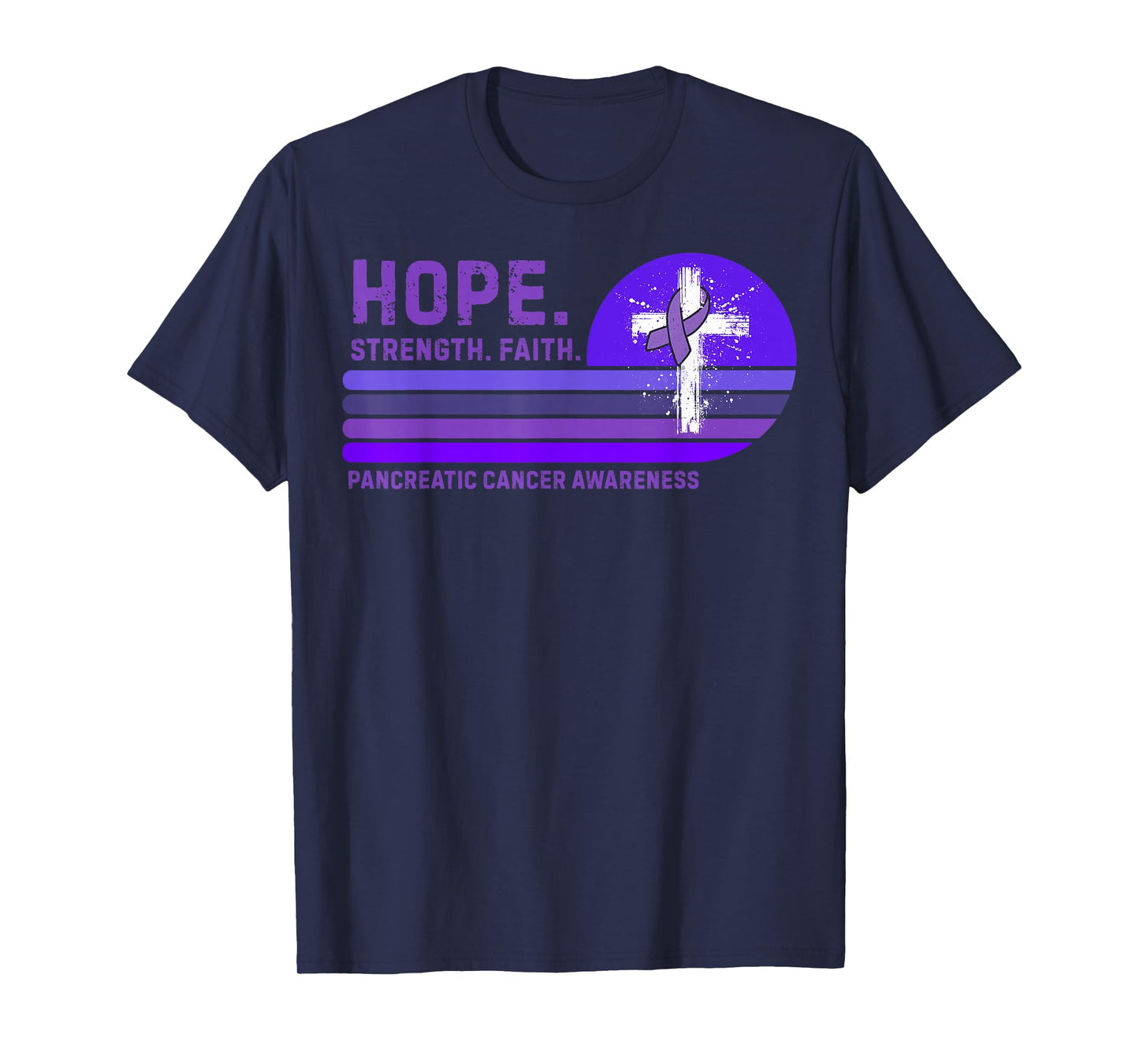 Faith Pancreatic Cancer Awareness T-Shirt