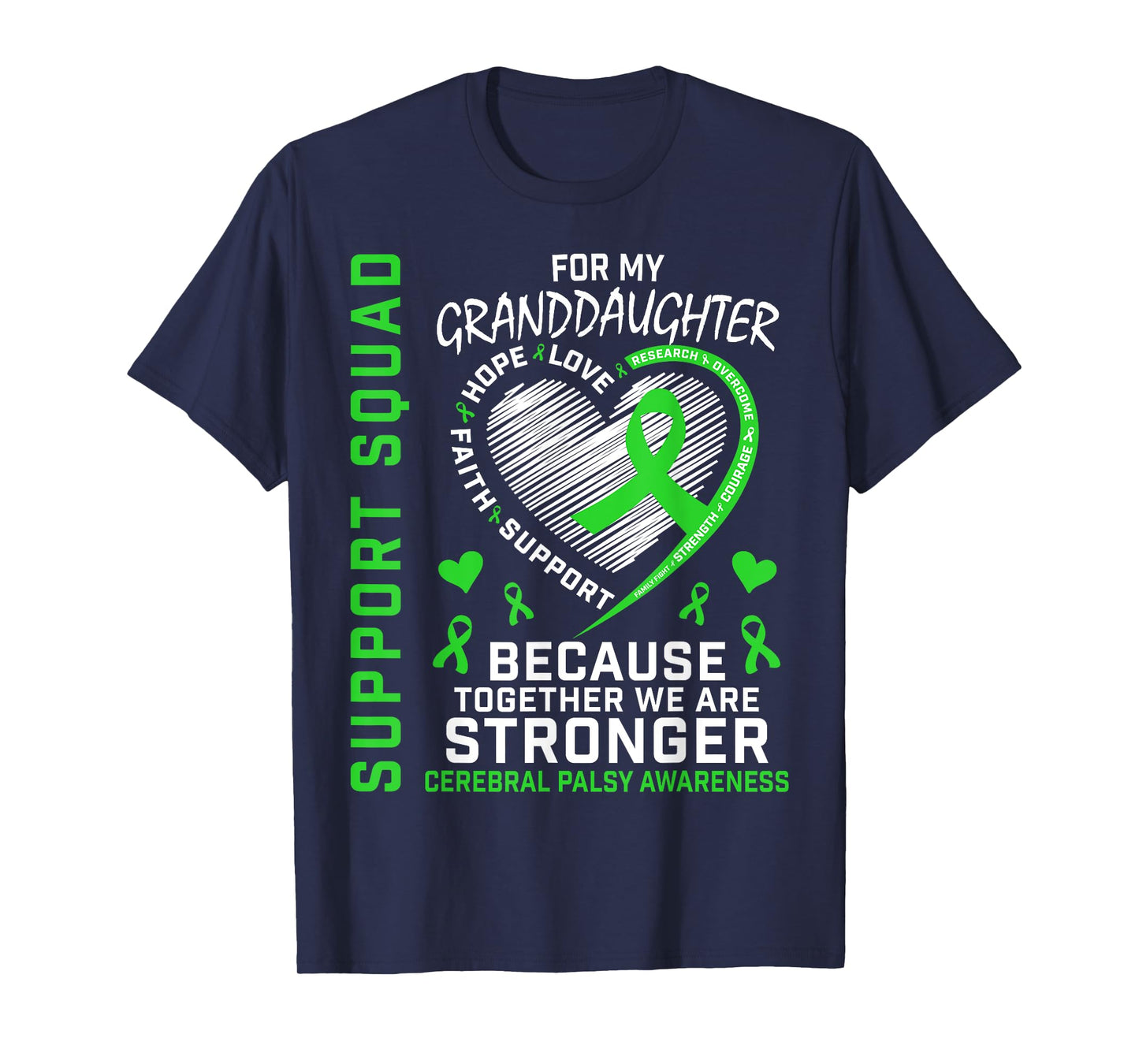Granddaughter Cerebral Palsy Awareness Products Family CP T-Shirt