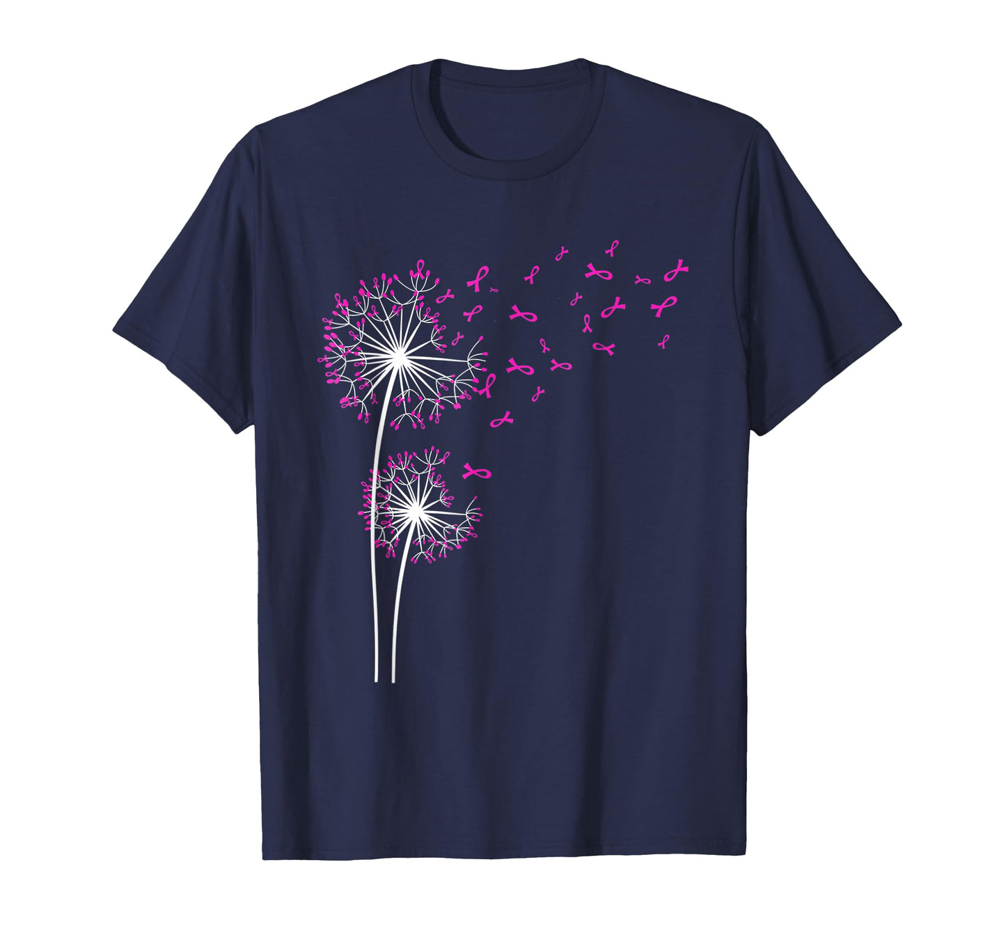 Breast Cancer Awareness Faith Hope Love Sun Flower Ribbon T-Shirt
