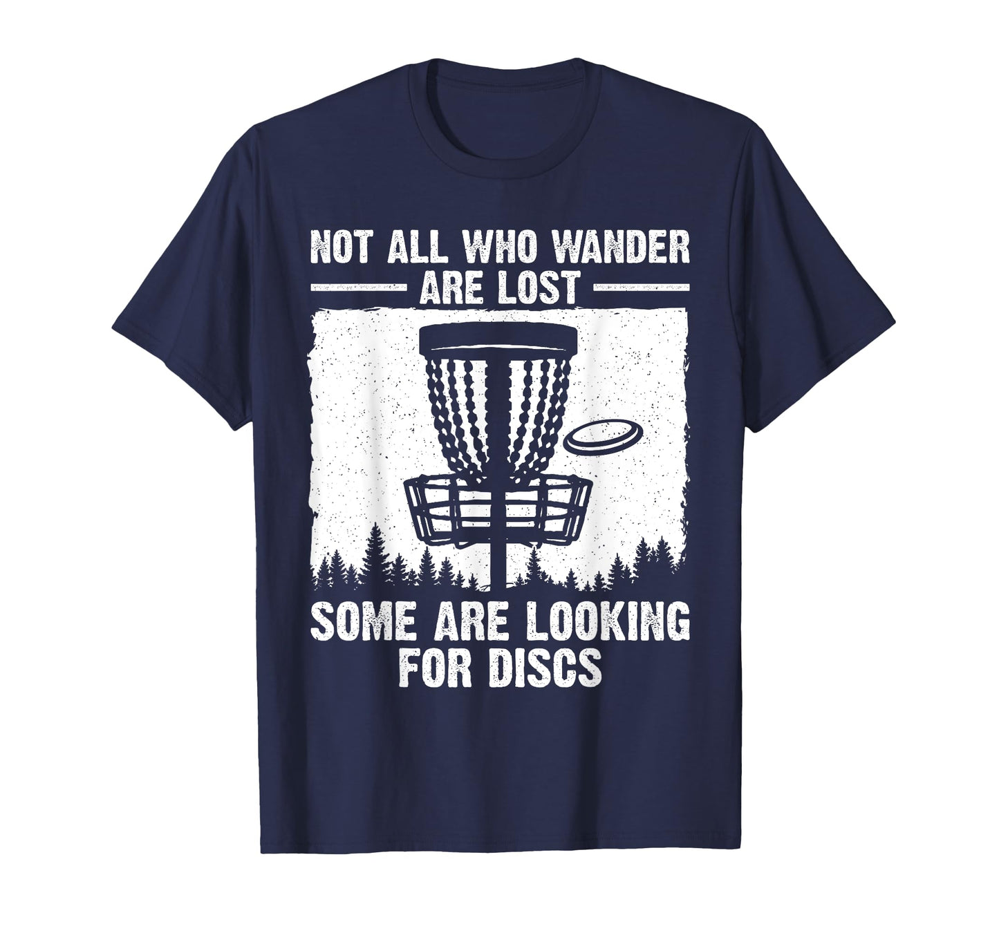 Funny Disc Golf Art For Men Women Disc Golfer Play Disc Golf T-Shirt
