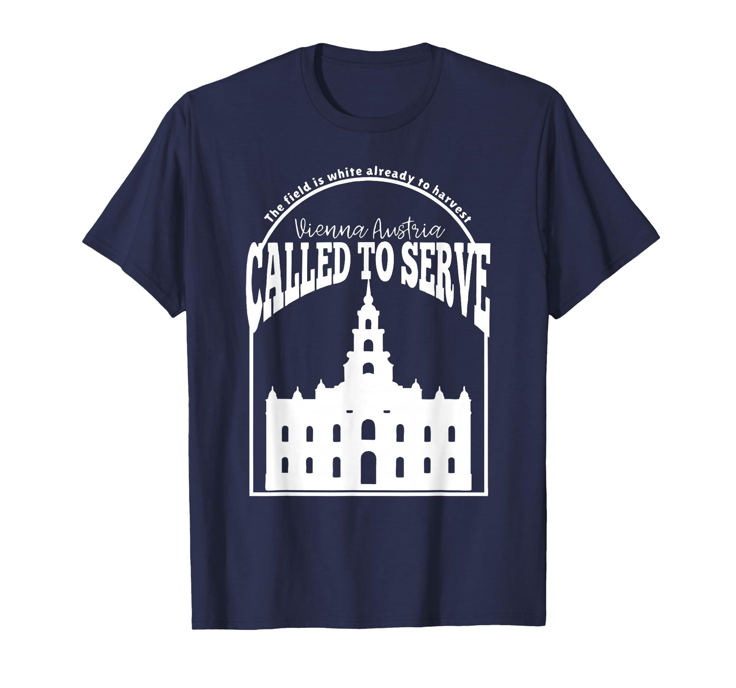 Called to Serve Vienna Austria Temple Silhouette T-Shirt