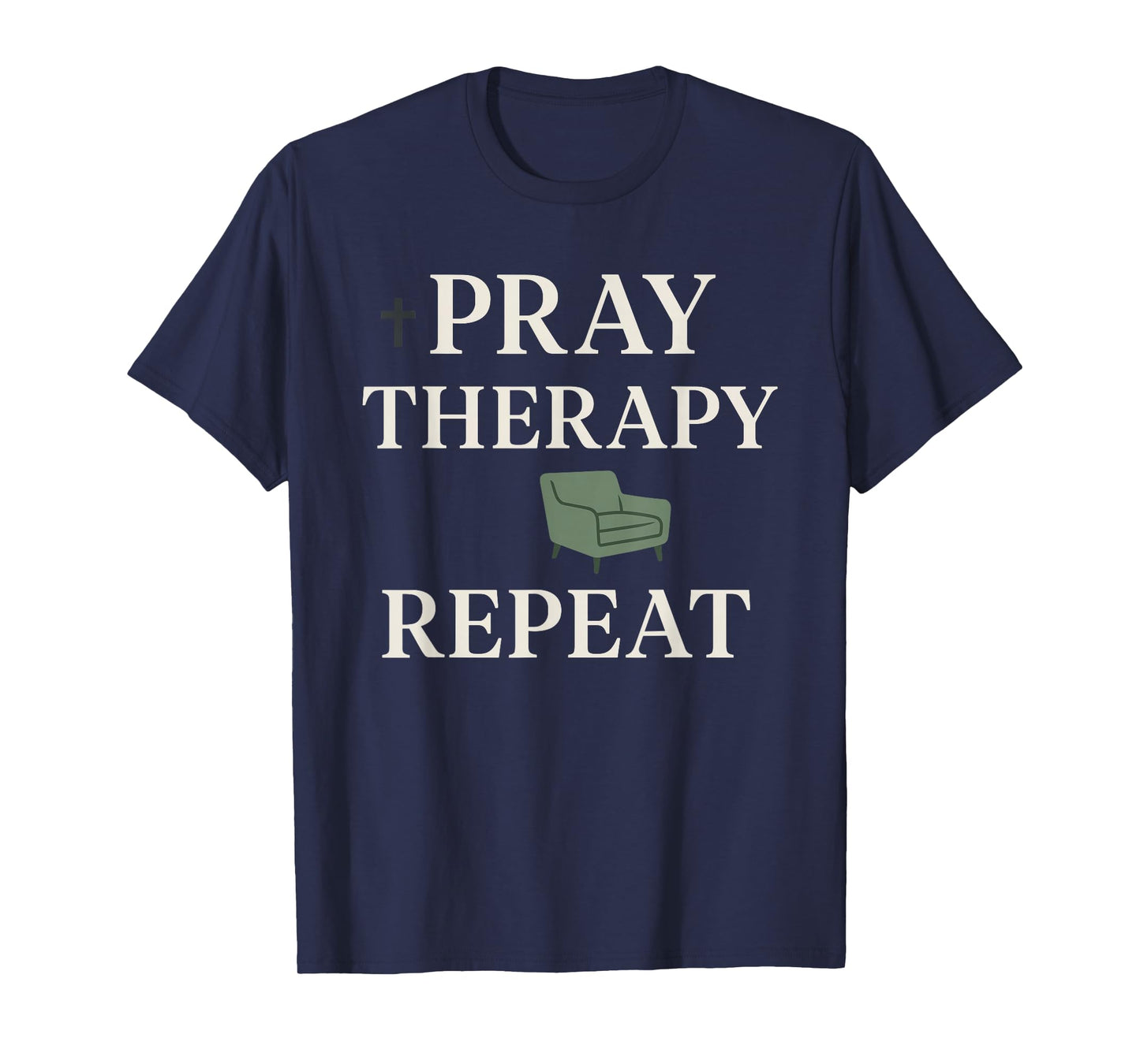 Christian Mental Health Jesus Therapy Bible Boundaries T-Shirt
