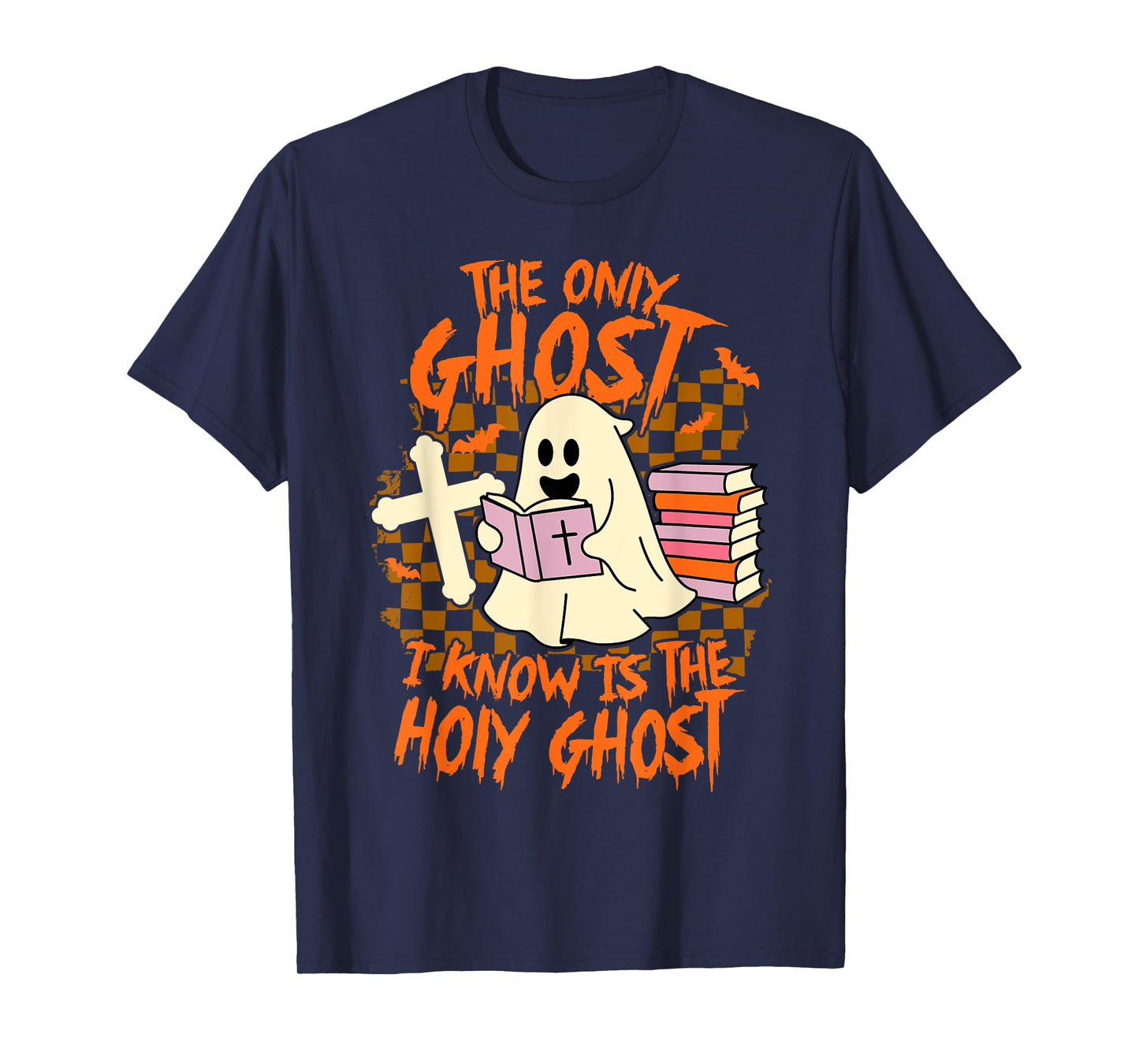 Halloween Christian Faith The Only Ghost I Know Holy Ghost T-Shirt