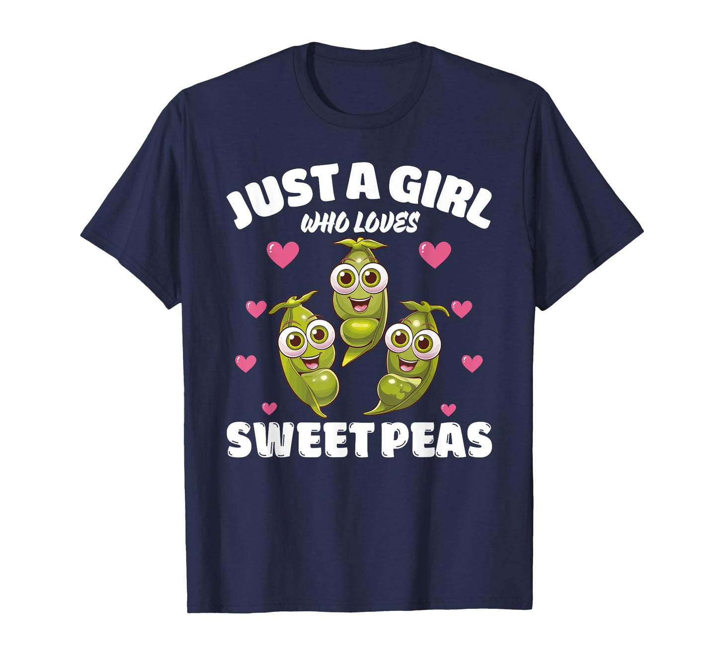Just A Girl Who Loves Sweet Peas, Sweet Pea Flowers Lover T-Shirt