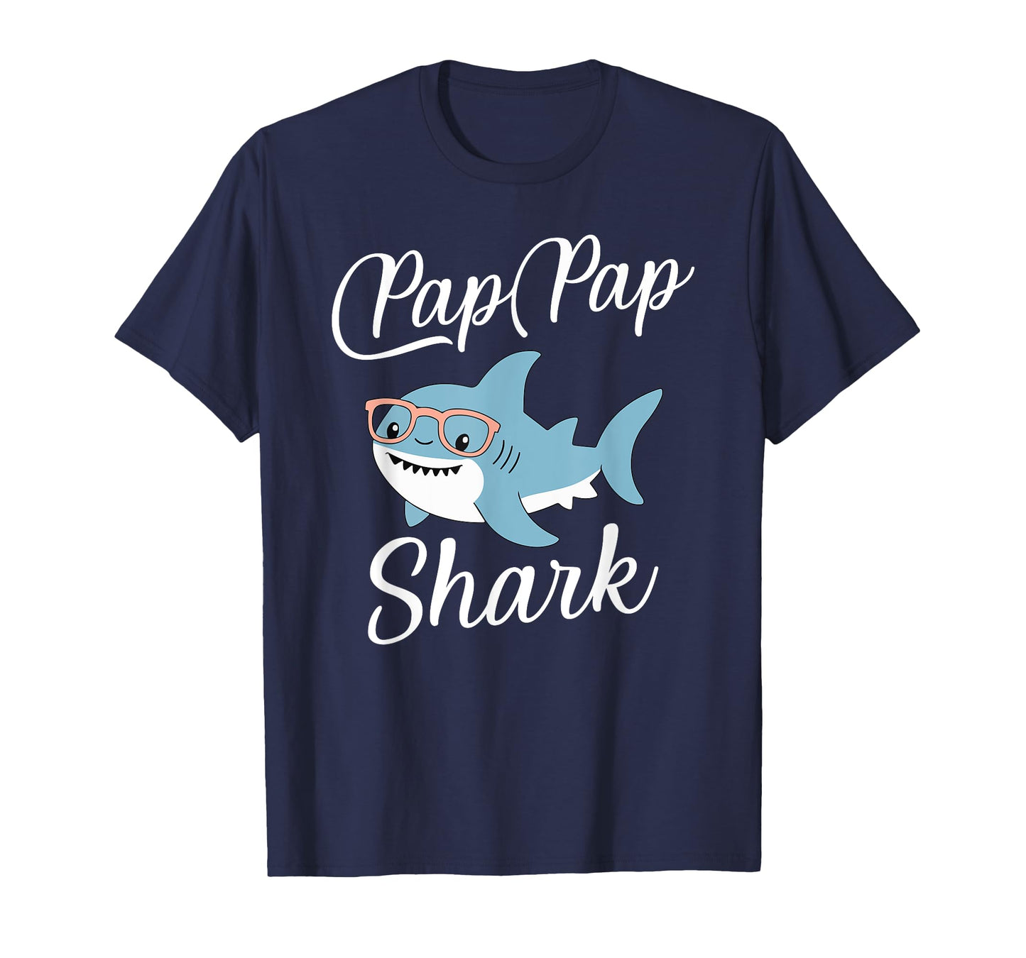 Pap-Pap Shark Funny Matching Family Grandpa PapPap T-Shirt