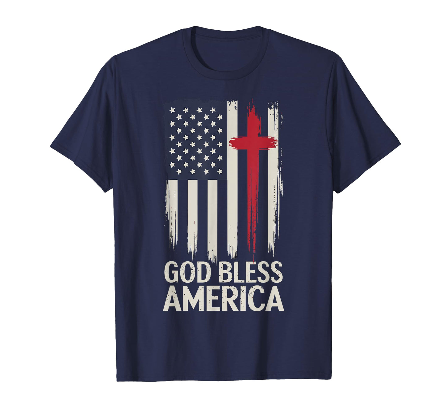 God Bless America Christian Patriot Pride Apparel T-Shirt