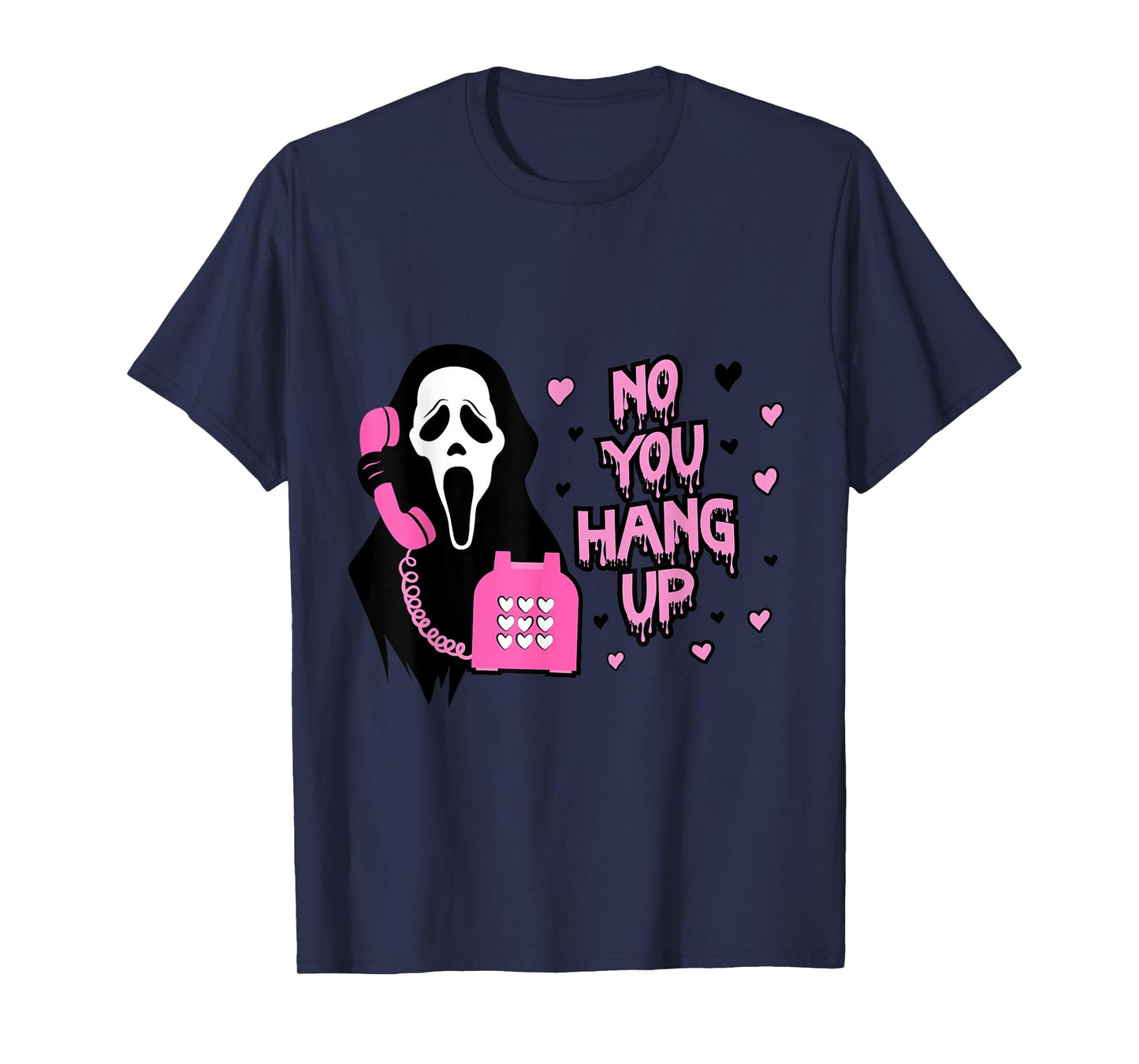 No You Hang Up Cute Playful Romantic Conversation Quote T-Shirt