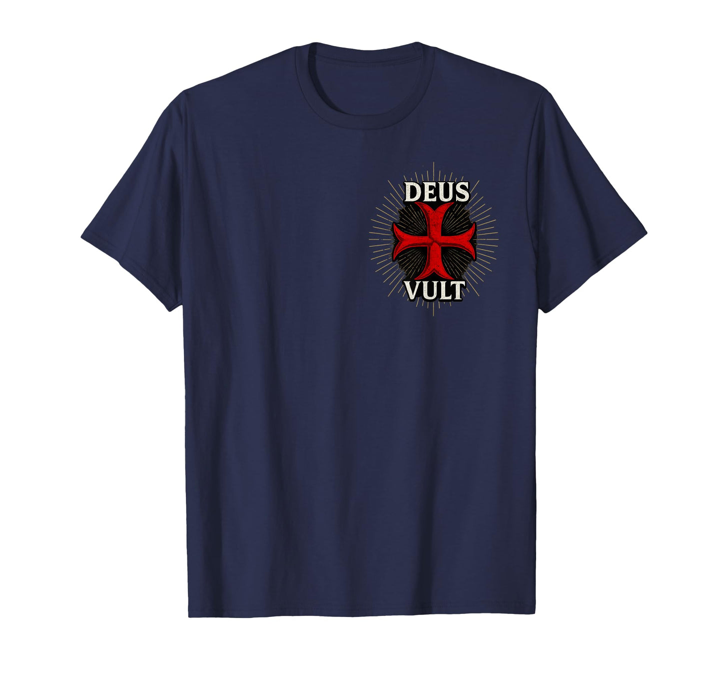 Deus Vult - Catholic Warrior of Christ T-Shirt