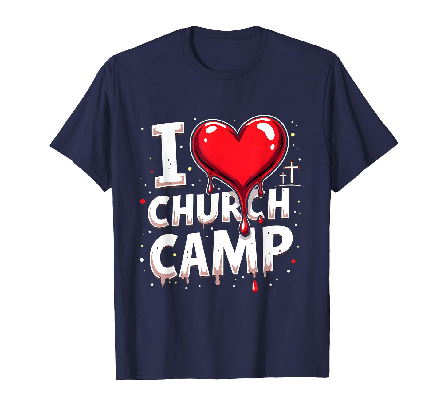 VBS Vacation Bible School I Love Church Camp Jesus VBS Crew T-Shirt