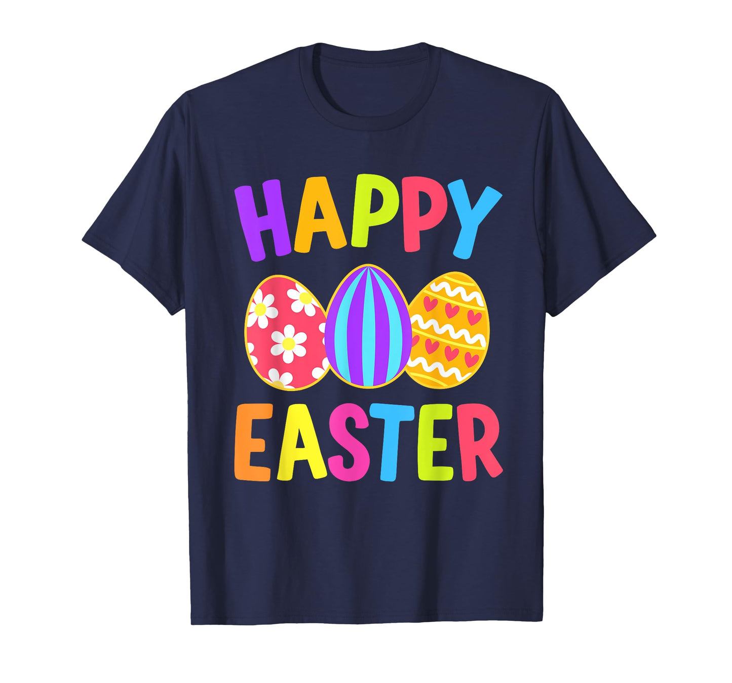 Happy easter day with colored eggs T-Shirt
