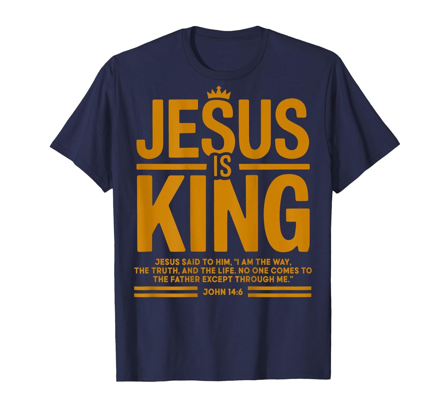 Toddler Boy Jesus Is King White Christian God Son Sister Mom T-Shirt
